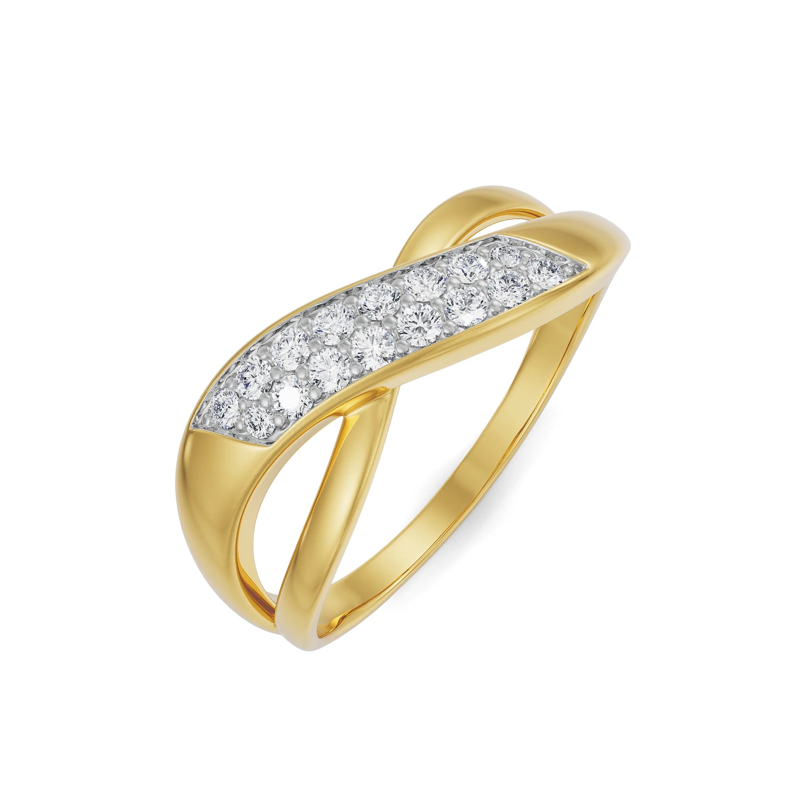 Janice Diamond Ring Top View