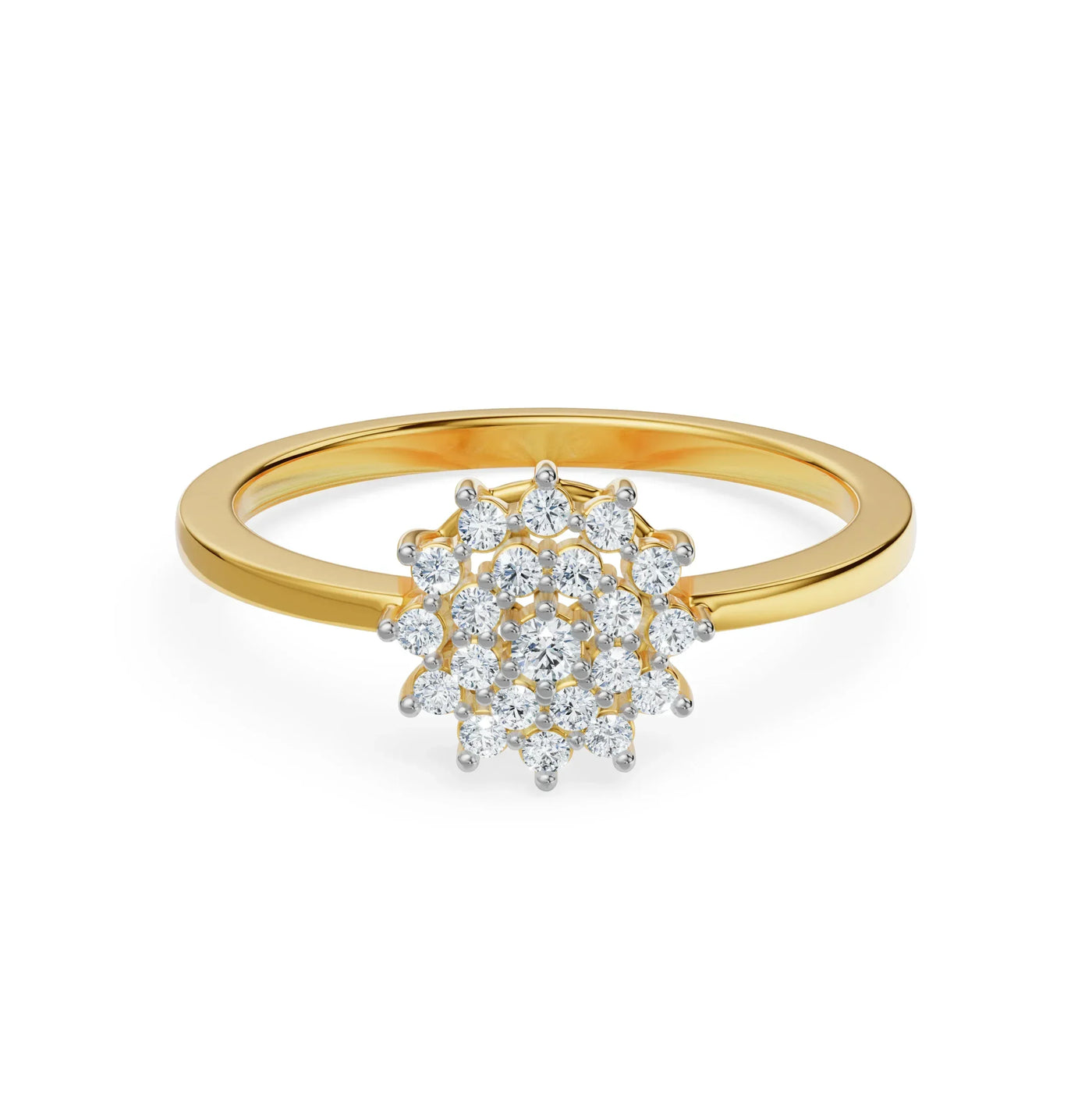 Sunrise Lab Grown Diamond Ring 9KT