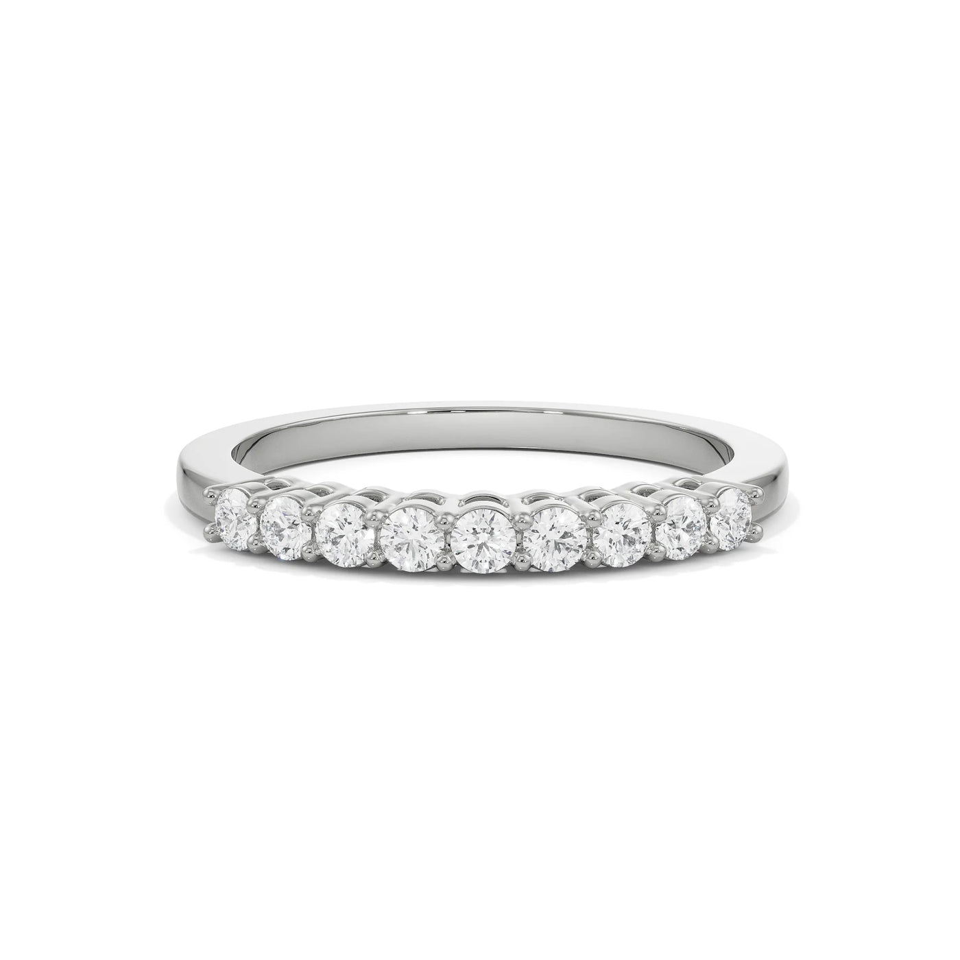 Round Brilliant Diamond Band_in_stock