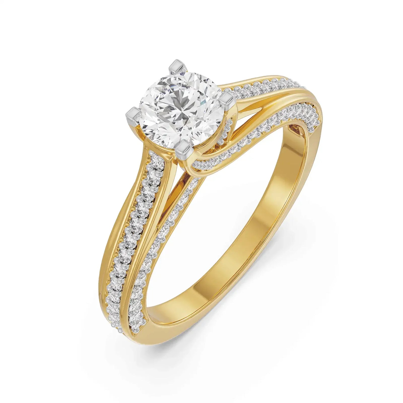 Classic Lab Grown Diamond Solitaire Band 9KT