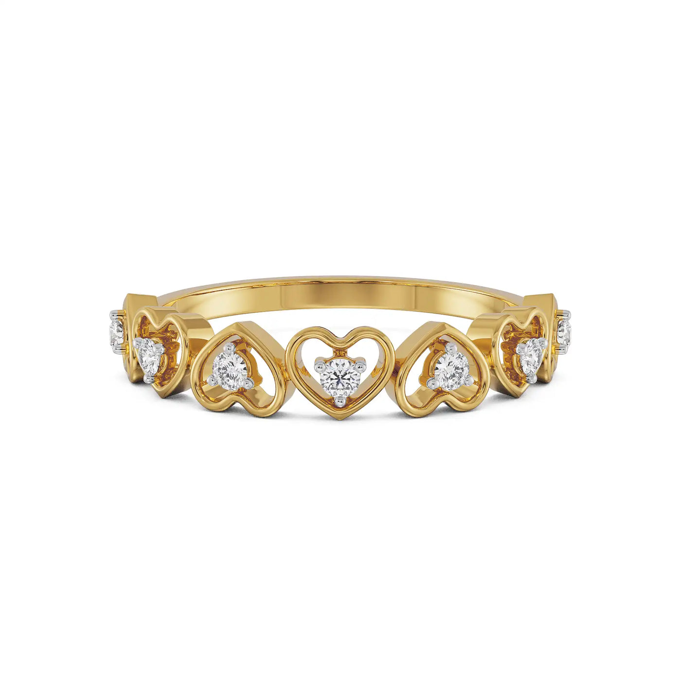 Heart Diamond Band_in_stock