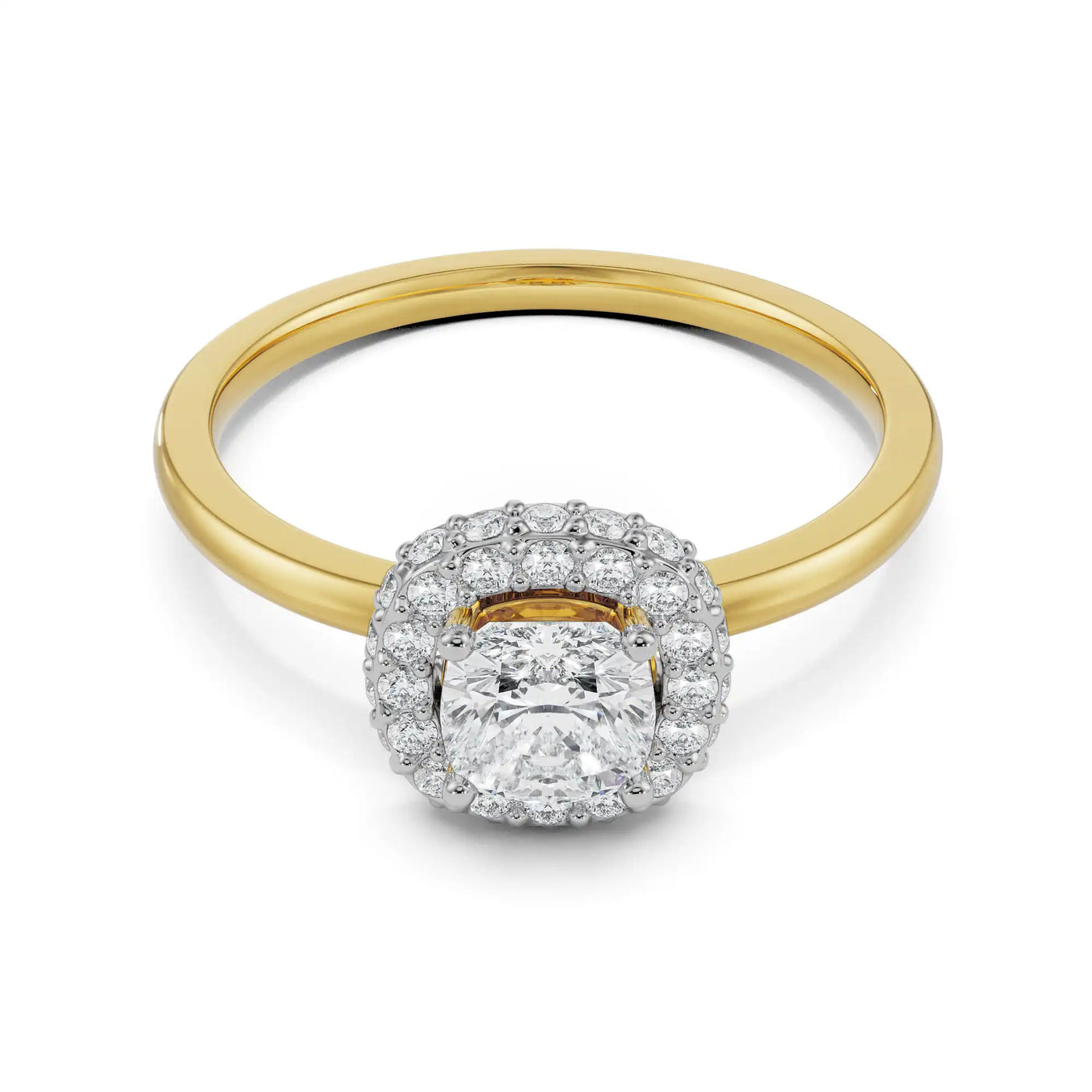 Lisa Halo Lab Grown Diamond Ring