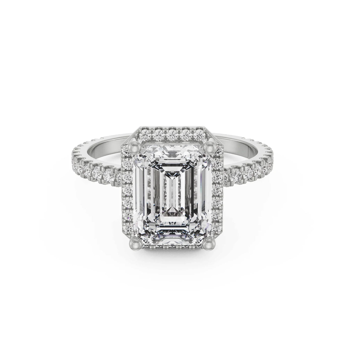 Emerald Symphony Lab Grown Diamond Ring_in-stock