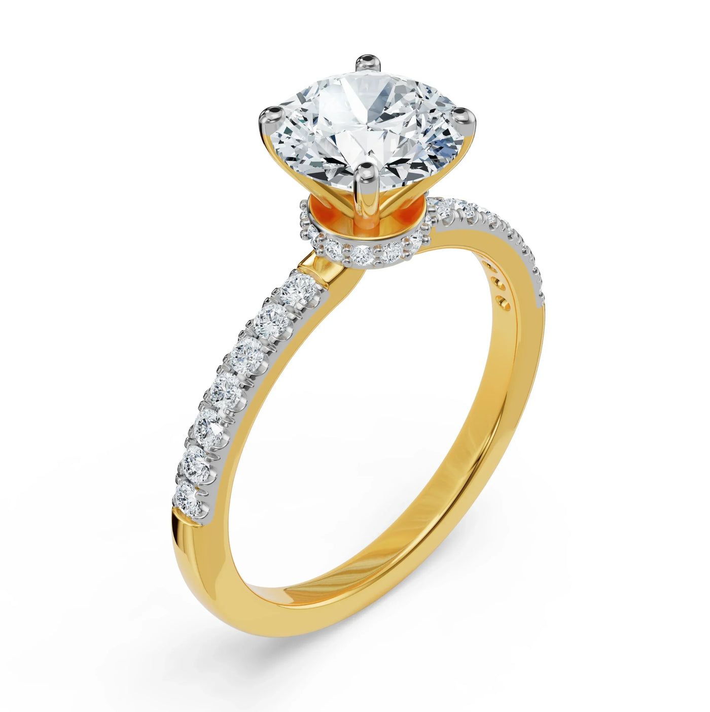 Jia Round Brilliant Lab Grown Diamond Ring 9KT