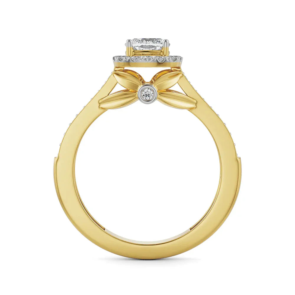 Royal Halo Solitaire Engagement Ring_in_stock