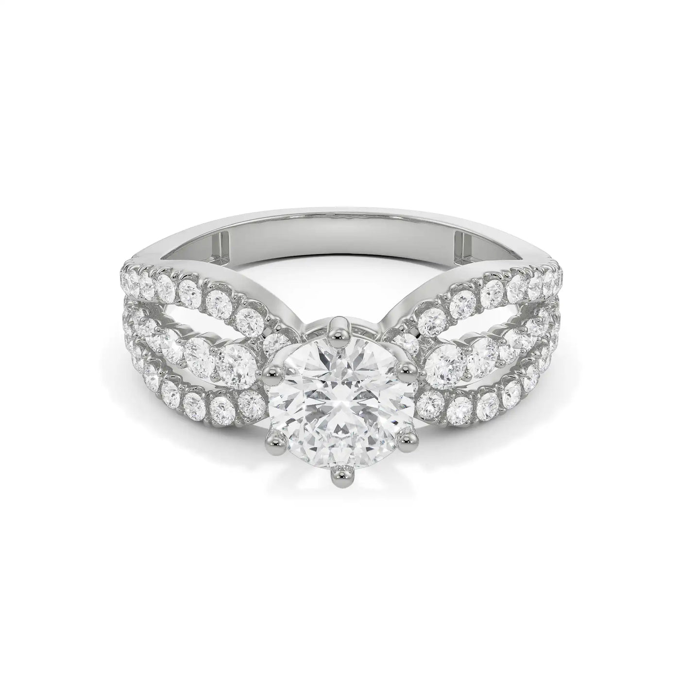 Queen Solitaire Lab Grown Diamond Ring 9KT