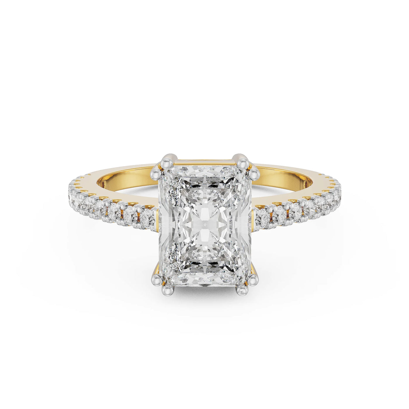 Radiant Cut Engagement Ring