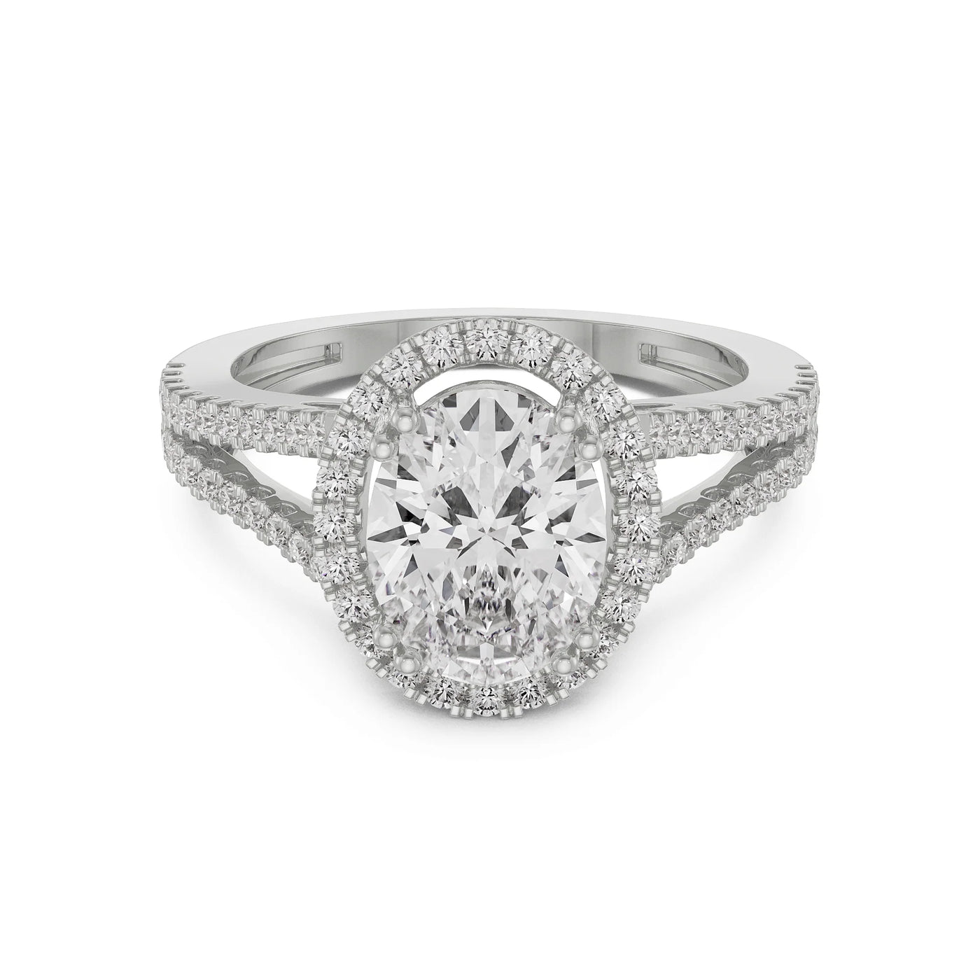 Oval Brilliant Lab Grown Diamond Ring