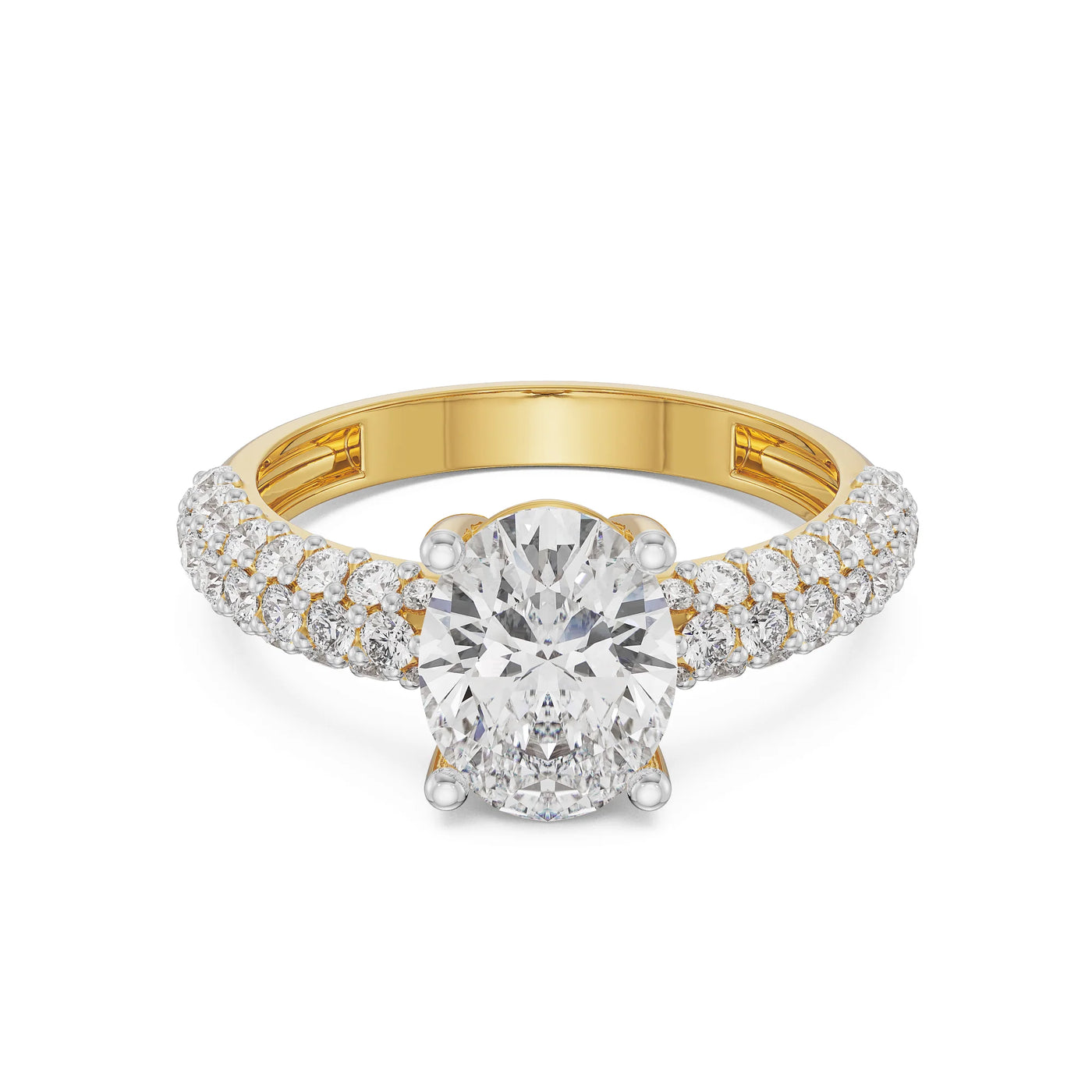 Oval Diamond Pave Ring_in_stock