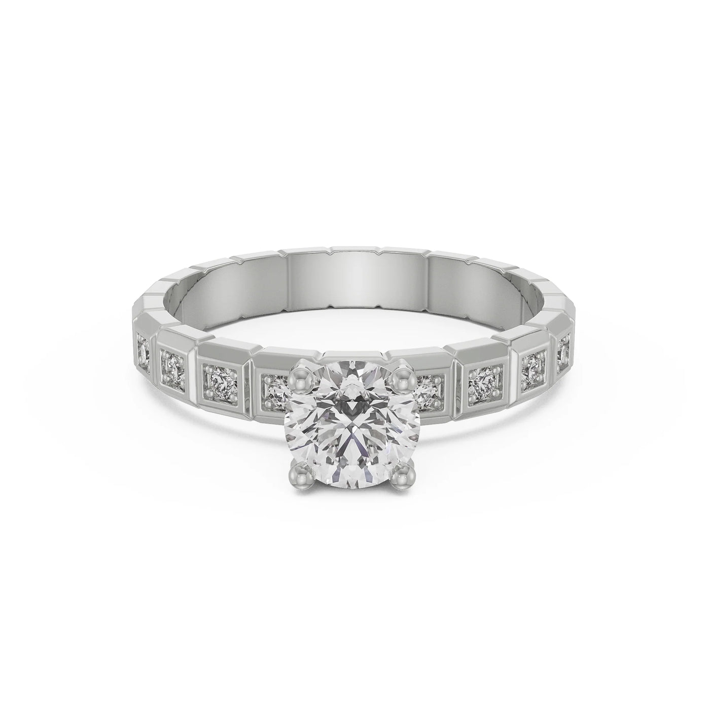 Icy Pave Lab Grown Diamond Ring