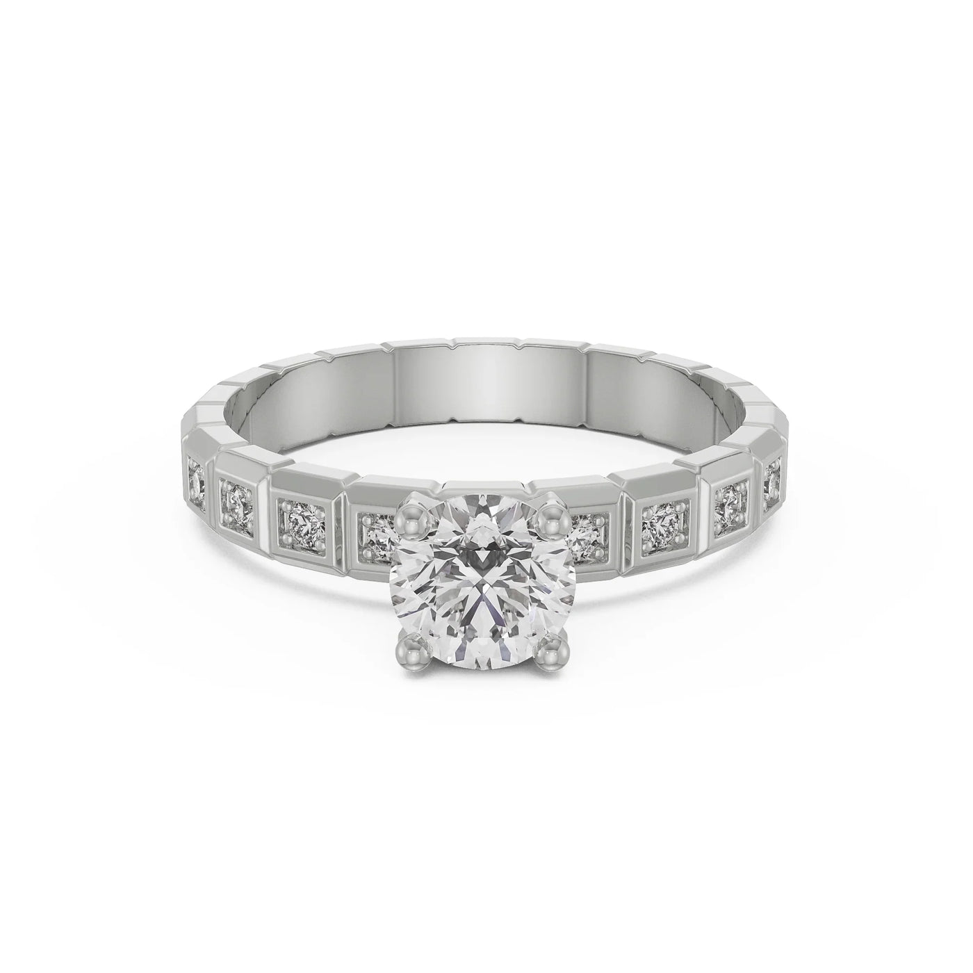 Icy Pave Lab Grown Diamond Ring 9KT
