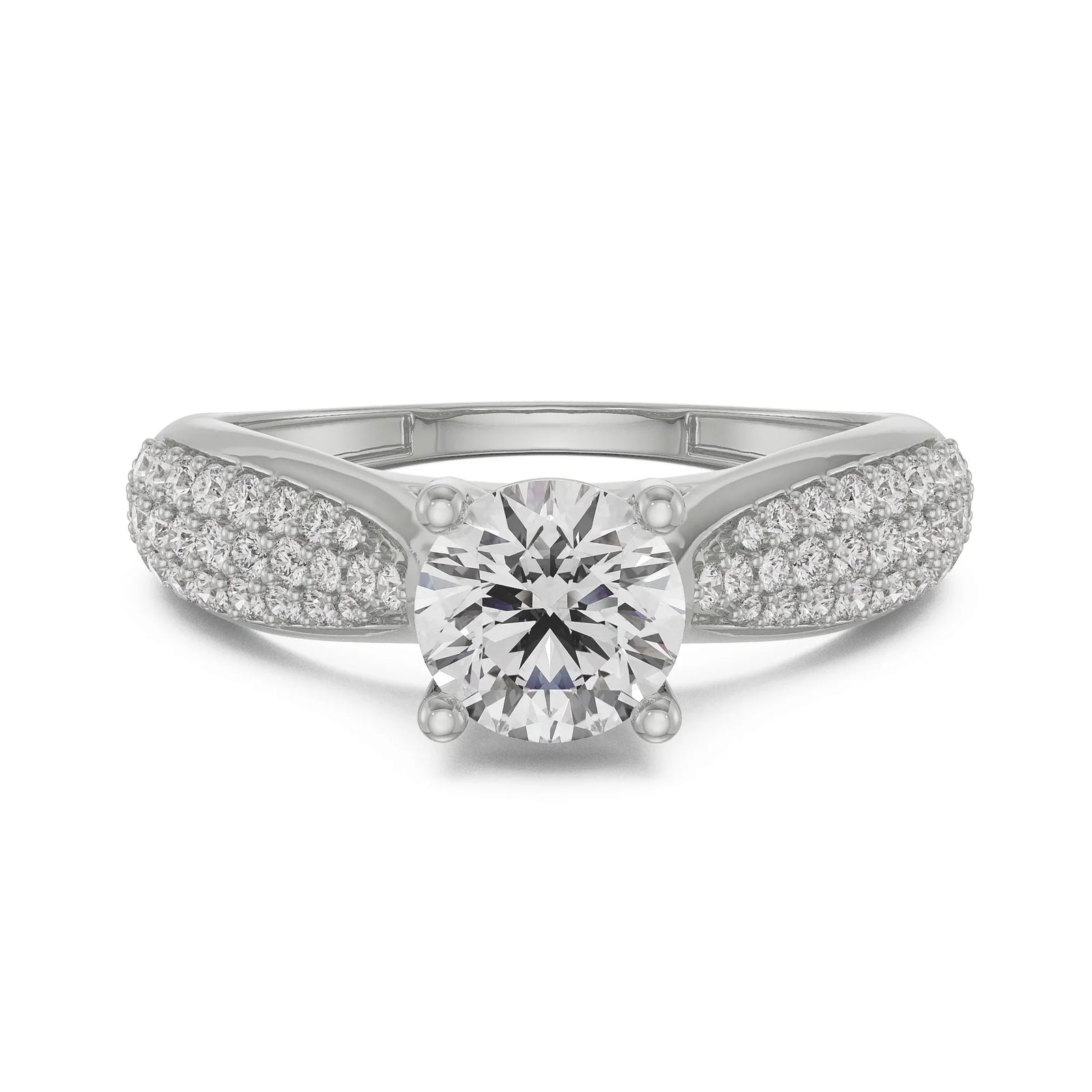 Queen Lab Grown Diamond Ring For Her_in-stock