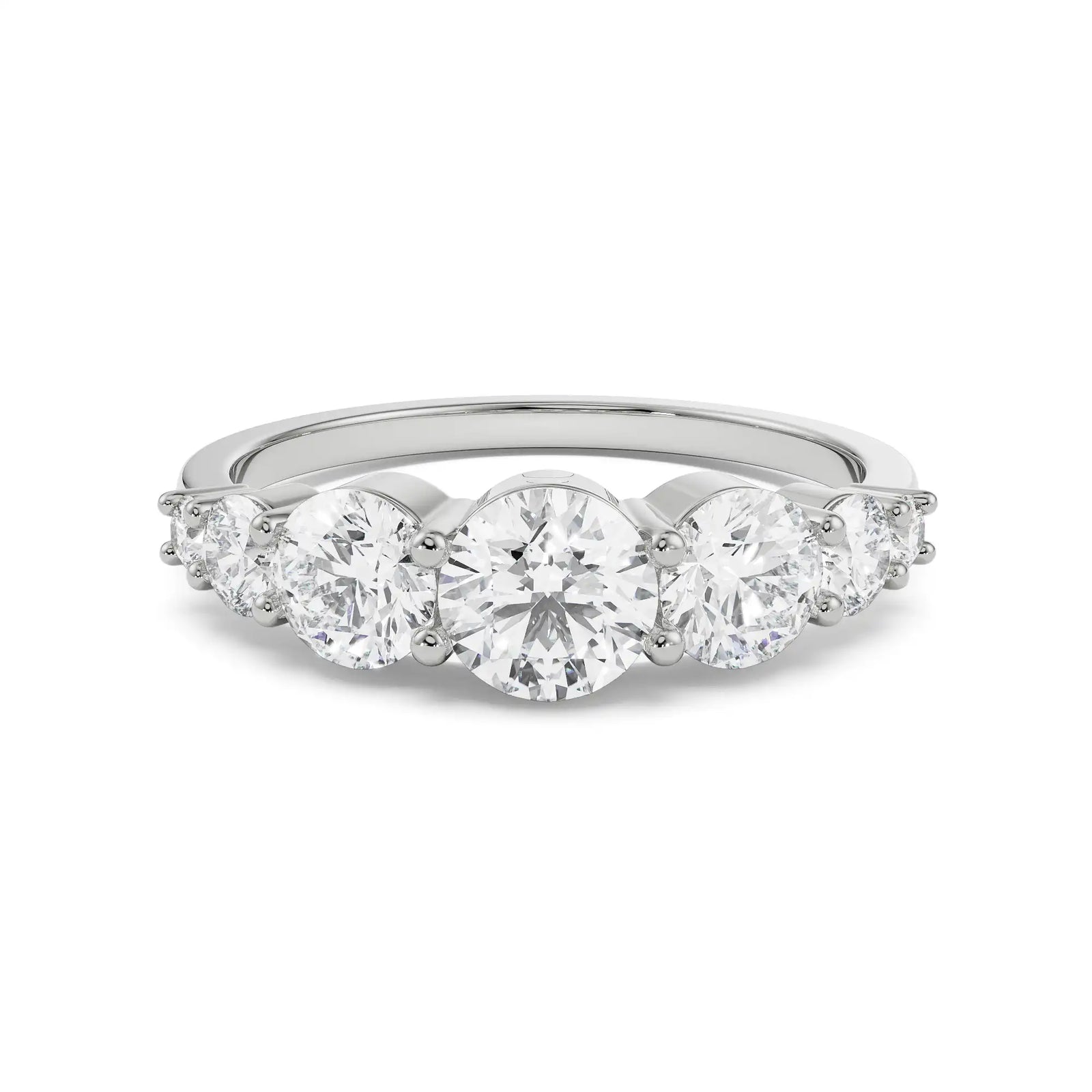 Bexley Sparkling Diamond Band Front View