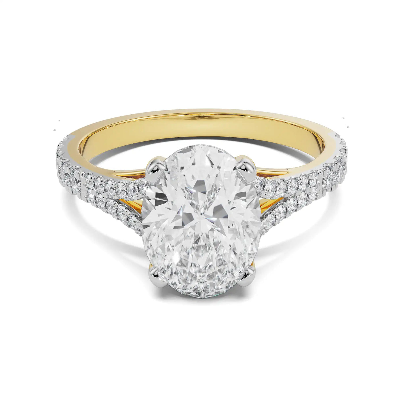 Lab Grown Diamond Solitaire Oval Bridal Ring_in-stock