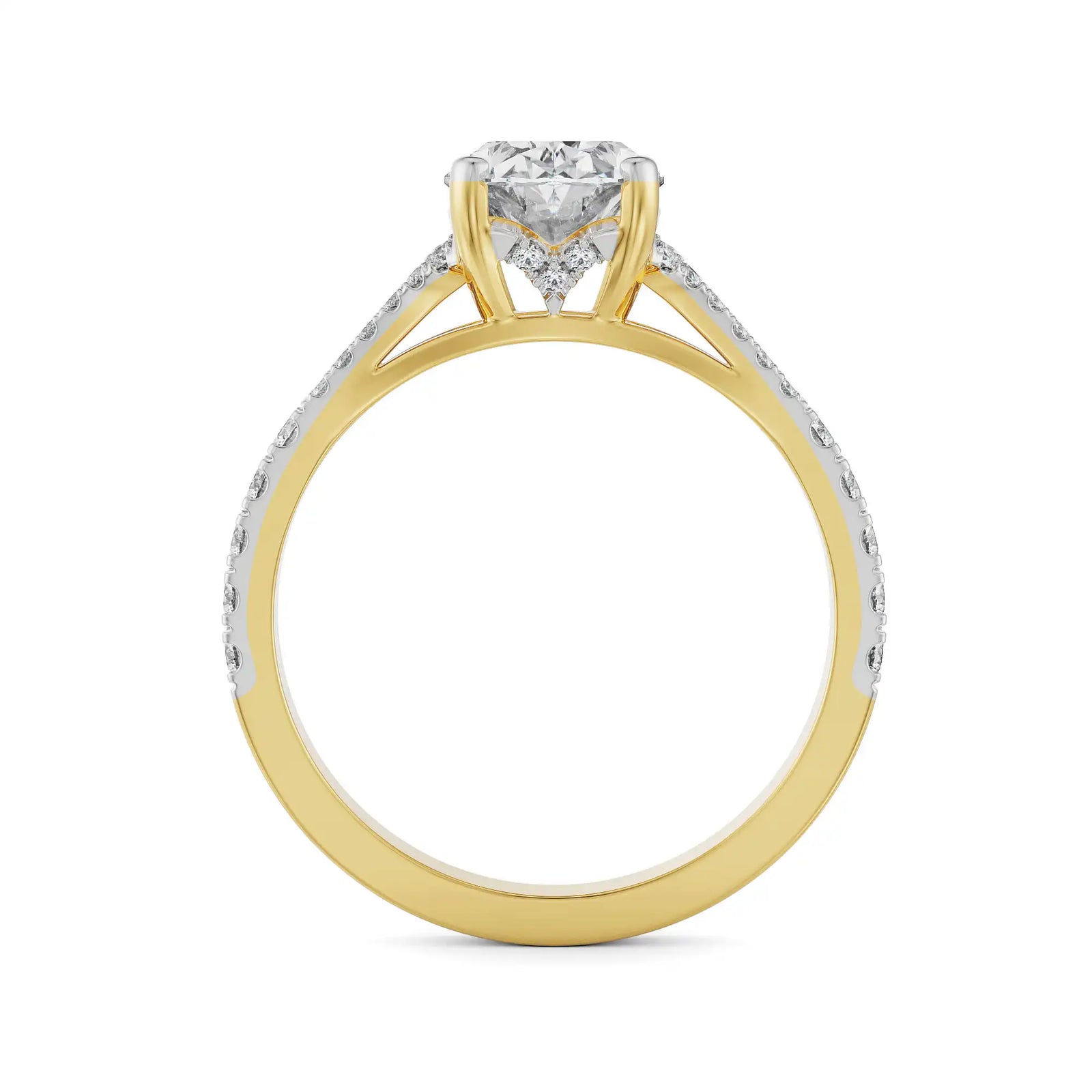 Lab Grown Diamond Solitaire Oval Bridal Ring_in-stock