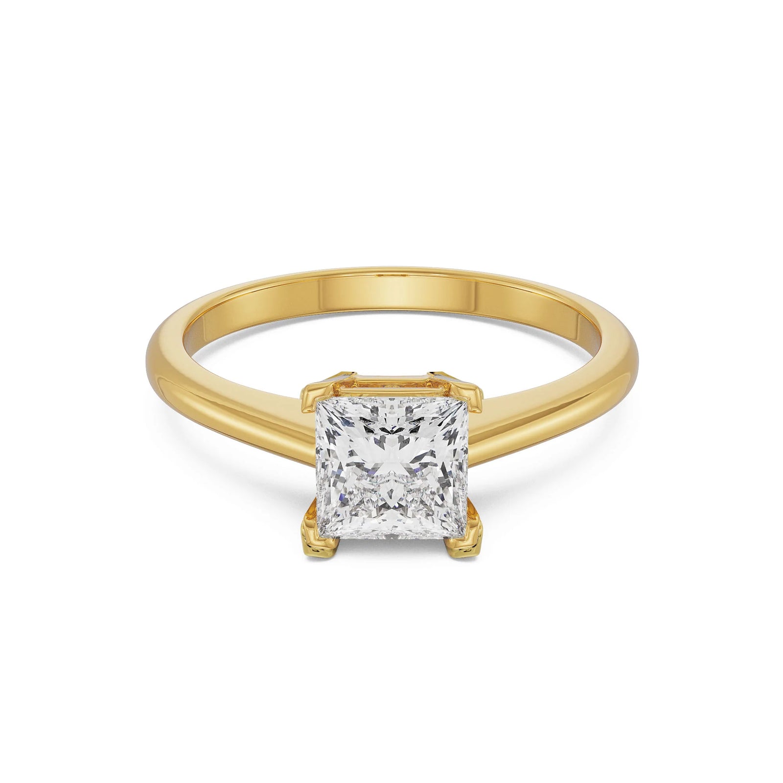 Charming Solitaire Ring Front View