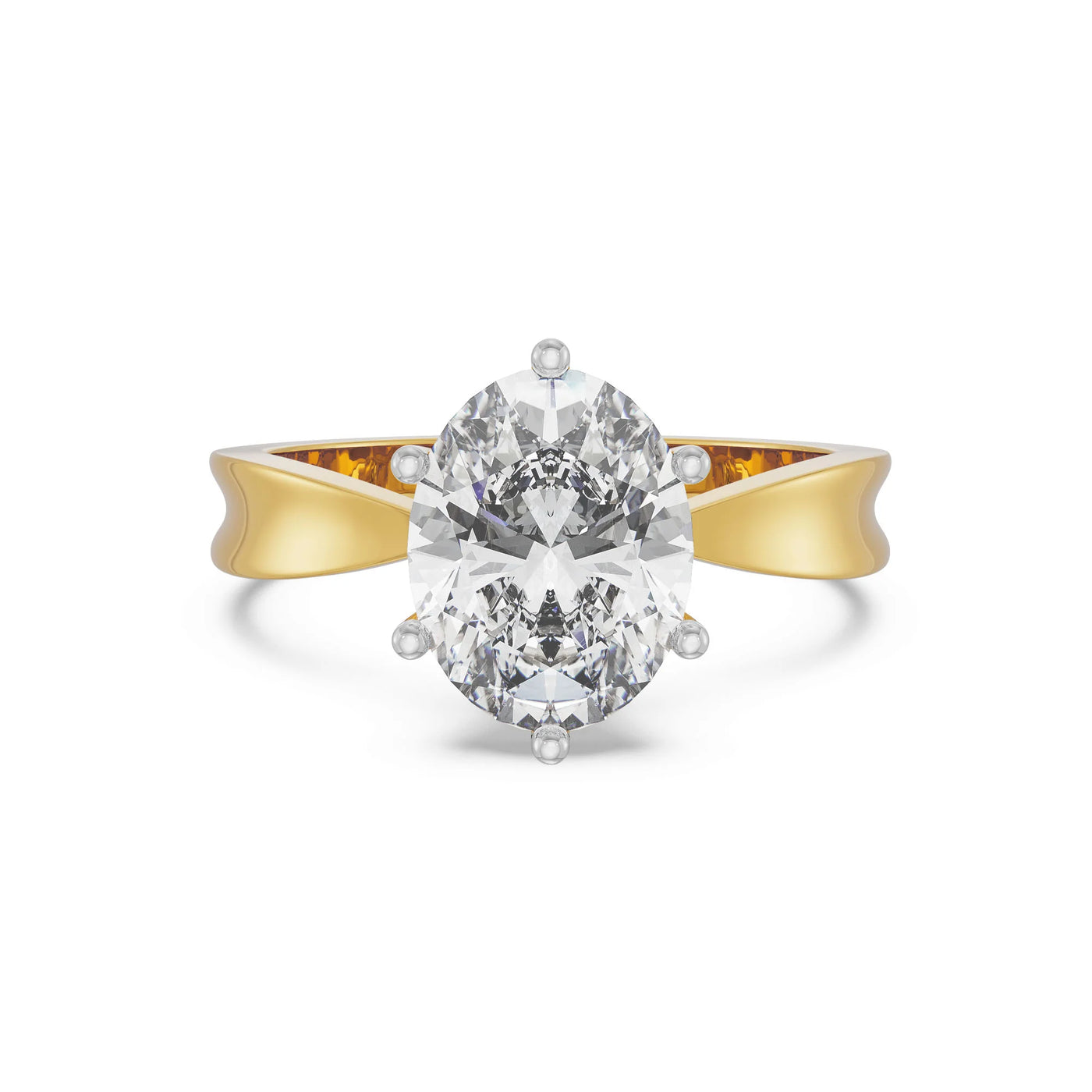 Oval Solitaire Engagement Ring