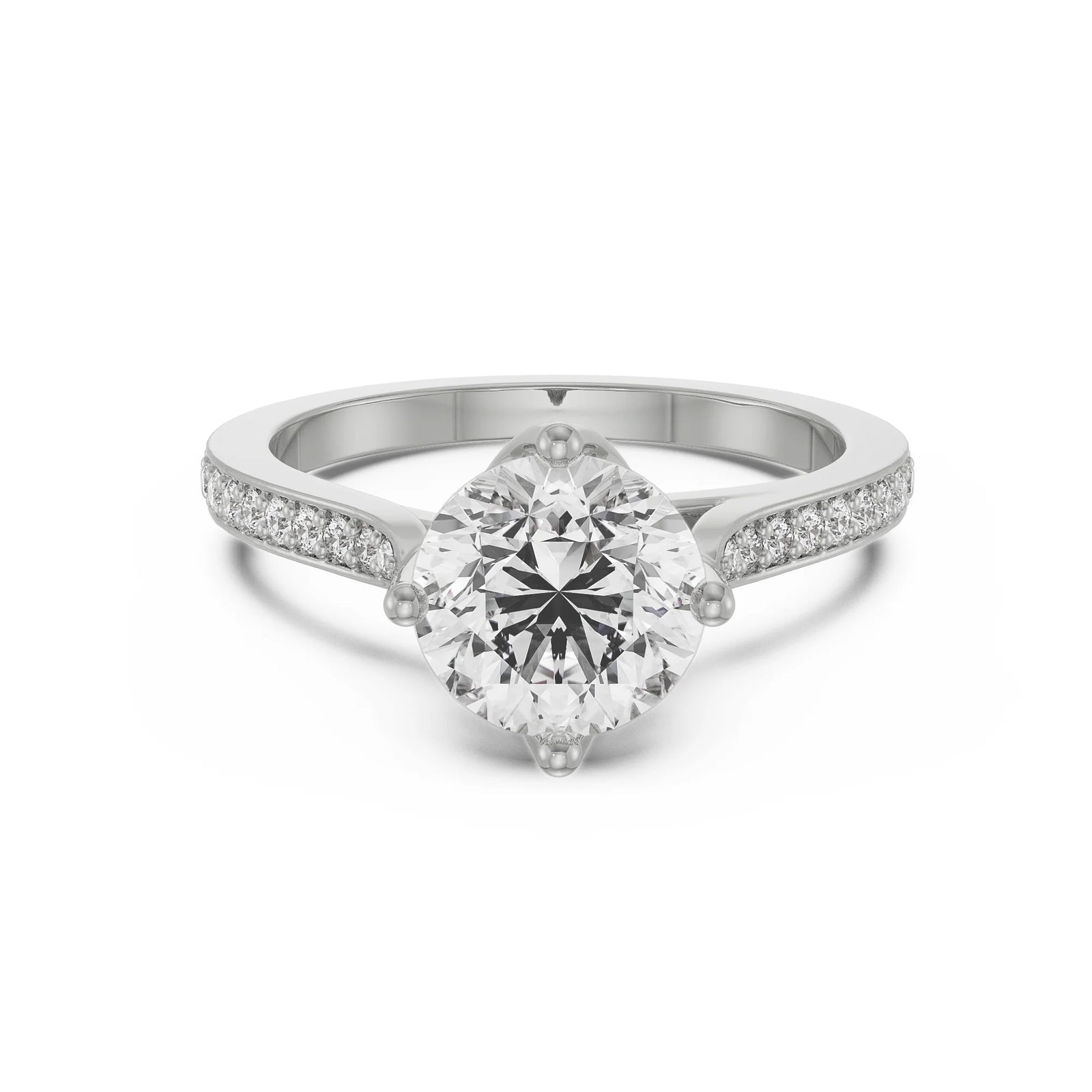 Lux Diamond Ring Front View