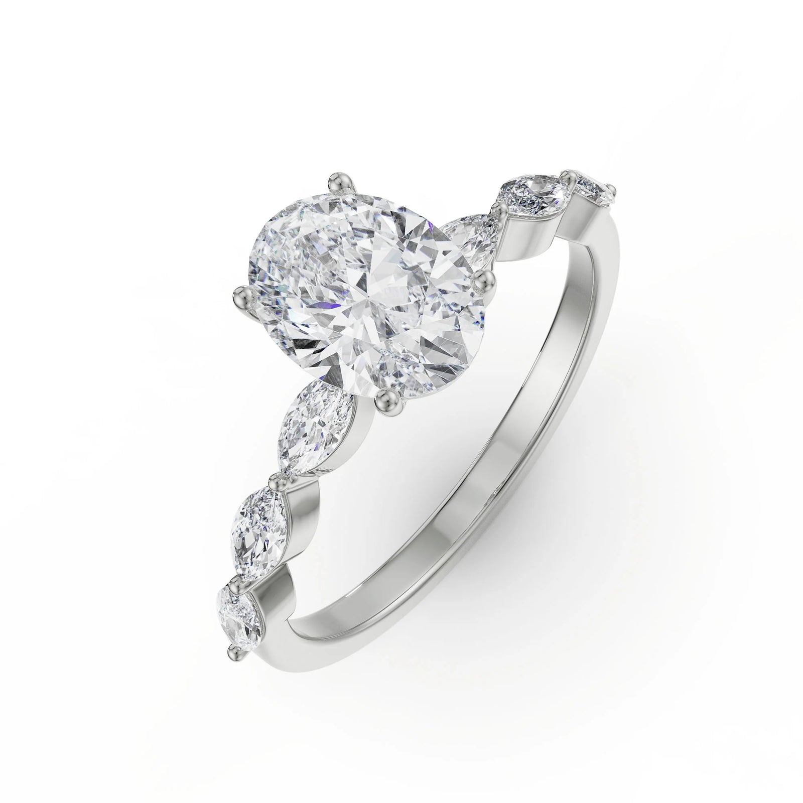 Jezz Diamond Ring Top View