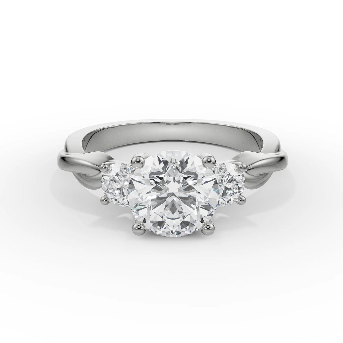 Twisted Vine Lab Grown Diamond Ring