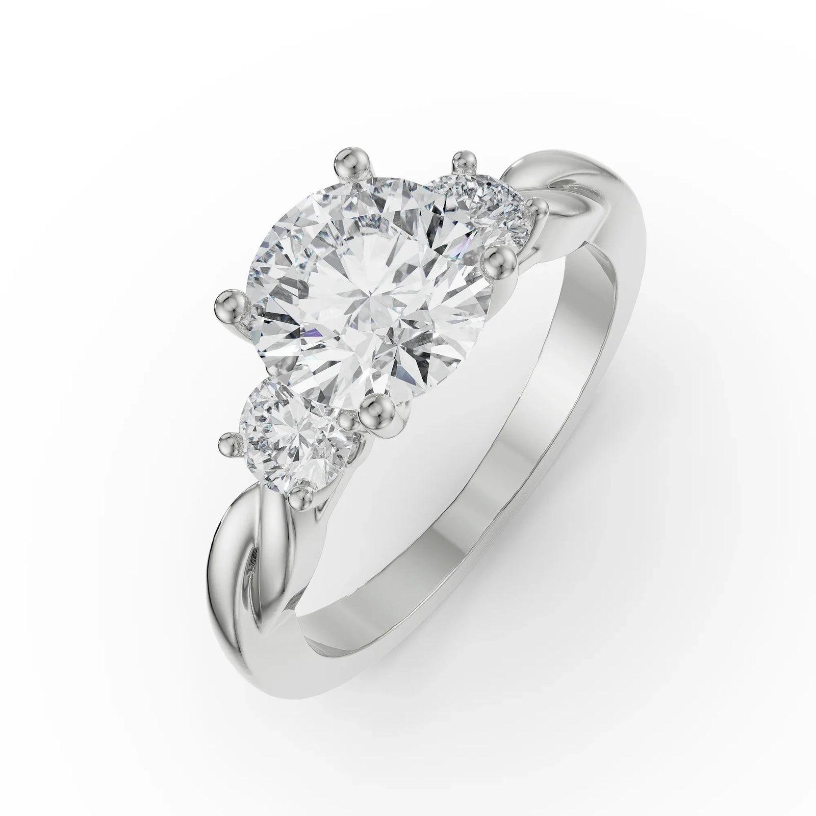 Twisted Vine Lab Grown Diamond Ring_in-stock