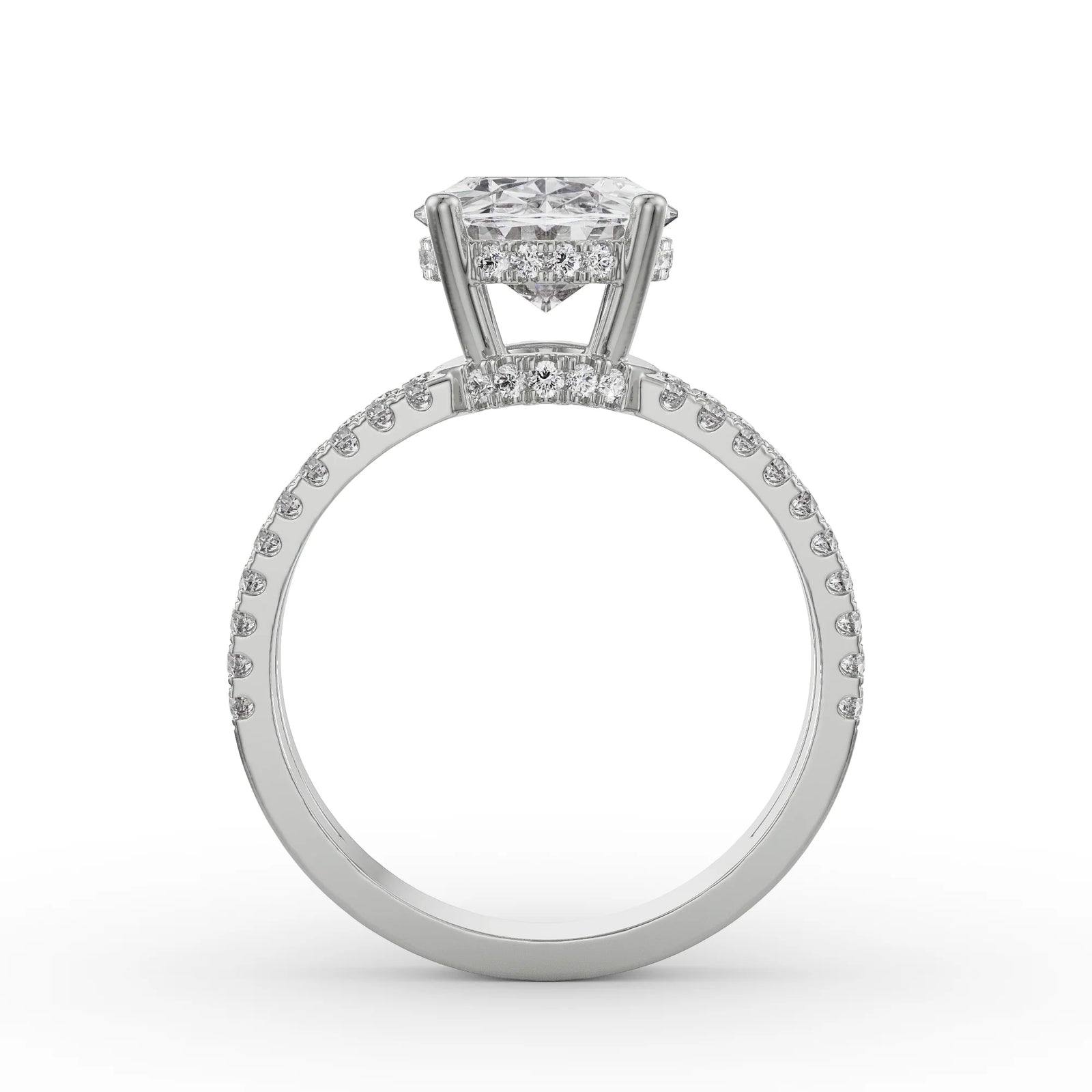 Mishka Diamond Ring Back View