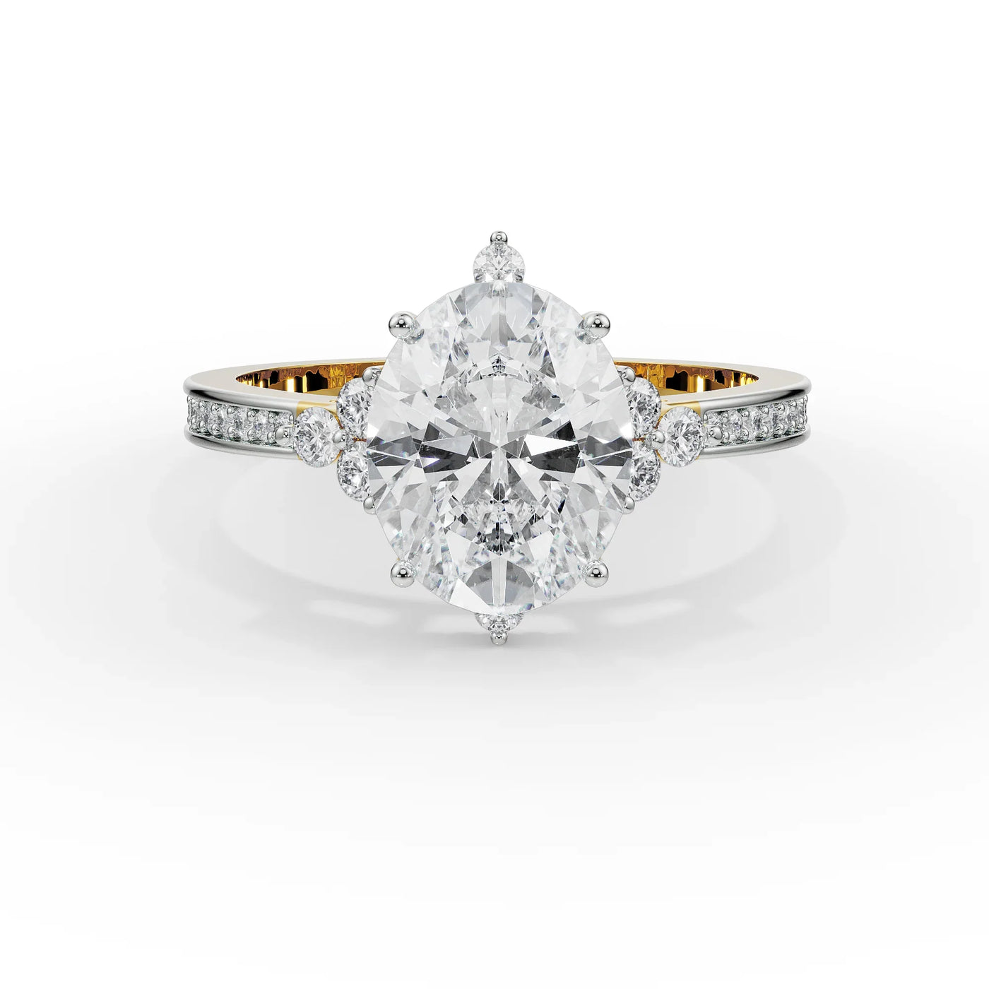 Vintage Vez Lab Grown Diamond Ring 9KT