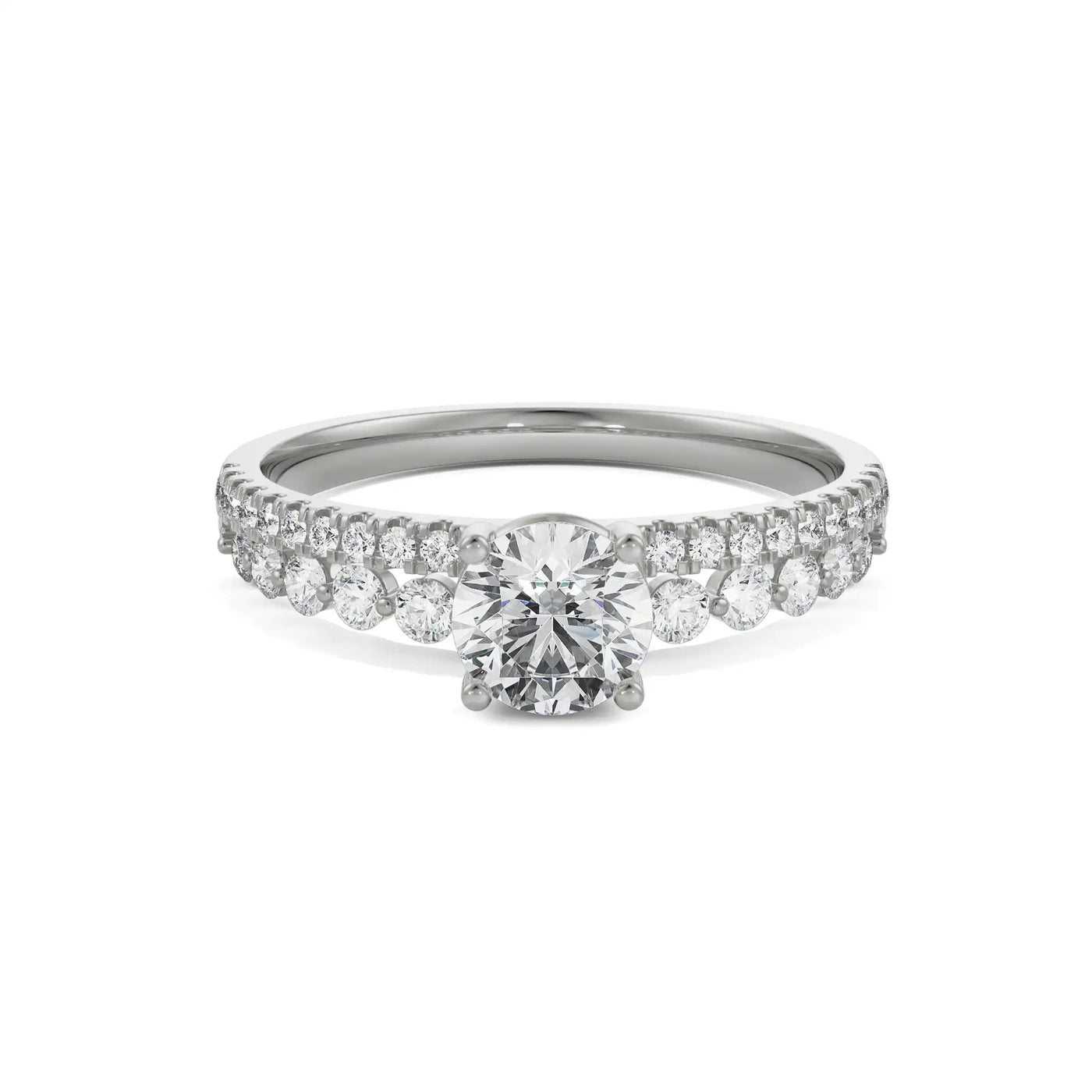 Radiant Ashley Lab Grown Diamond Ring 9KT