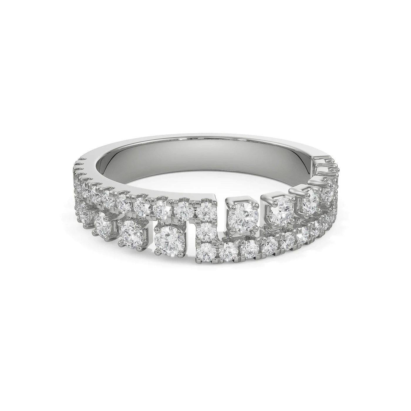 Vinatge Lab Grown Diamond Band 9KT