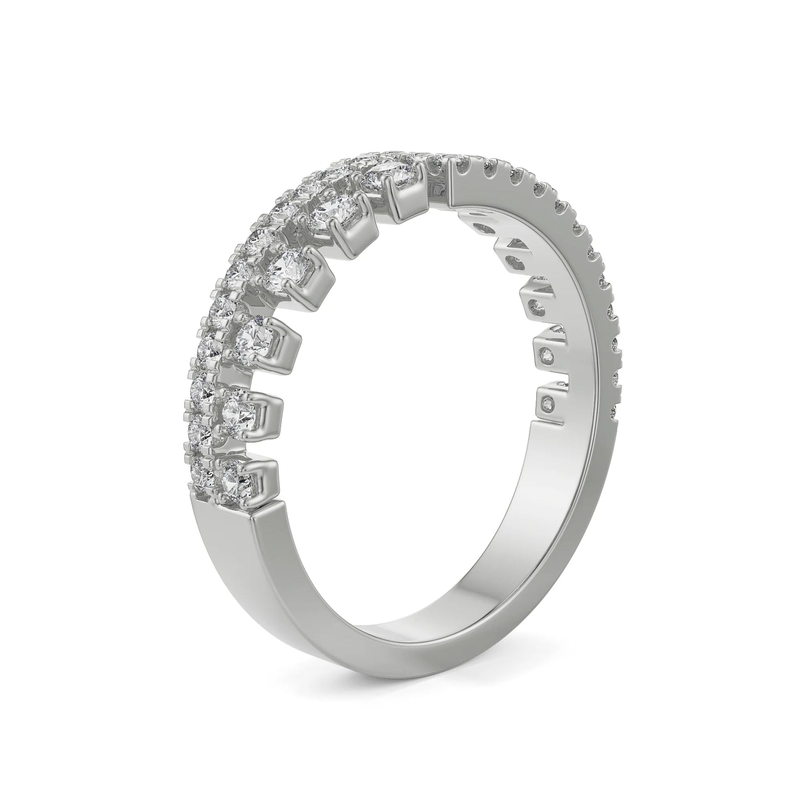 Vintage Diamond Band Back View