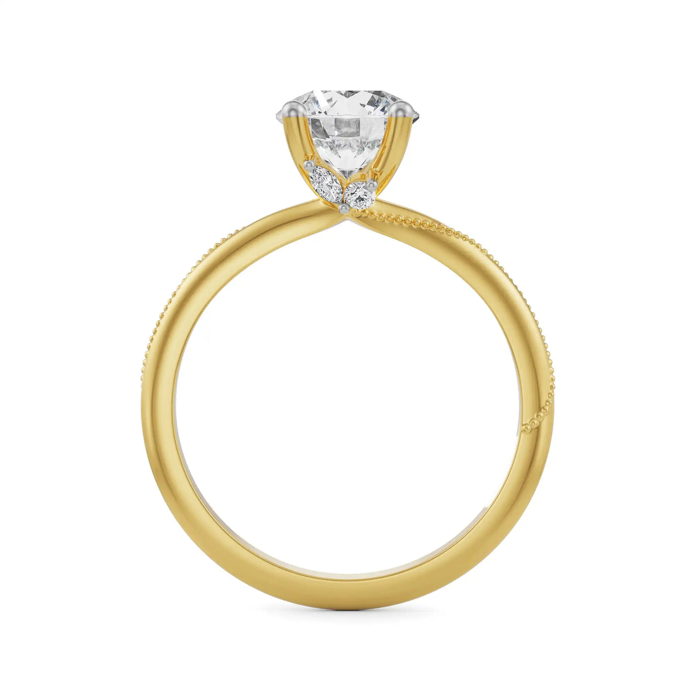 Twisted Garland Lab Grown Diamond Ring 9KT