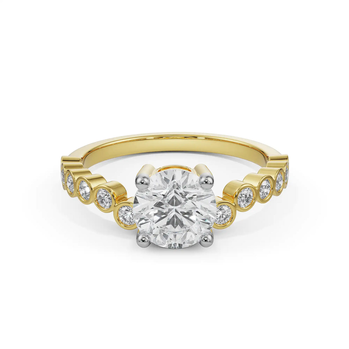 Rufus Round Lab Grown Diamond Ring