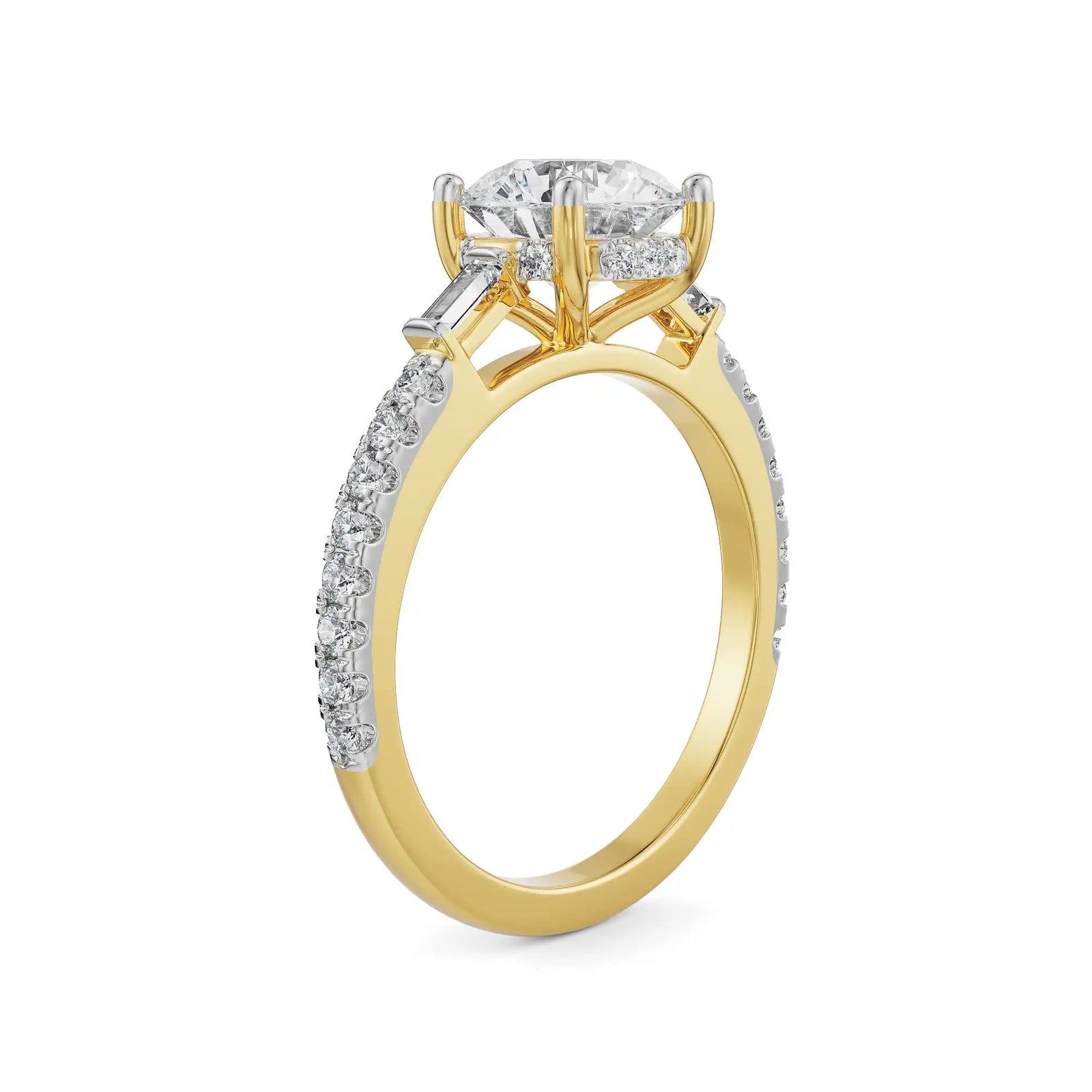 Sofia Diamond Ring Side View