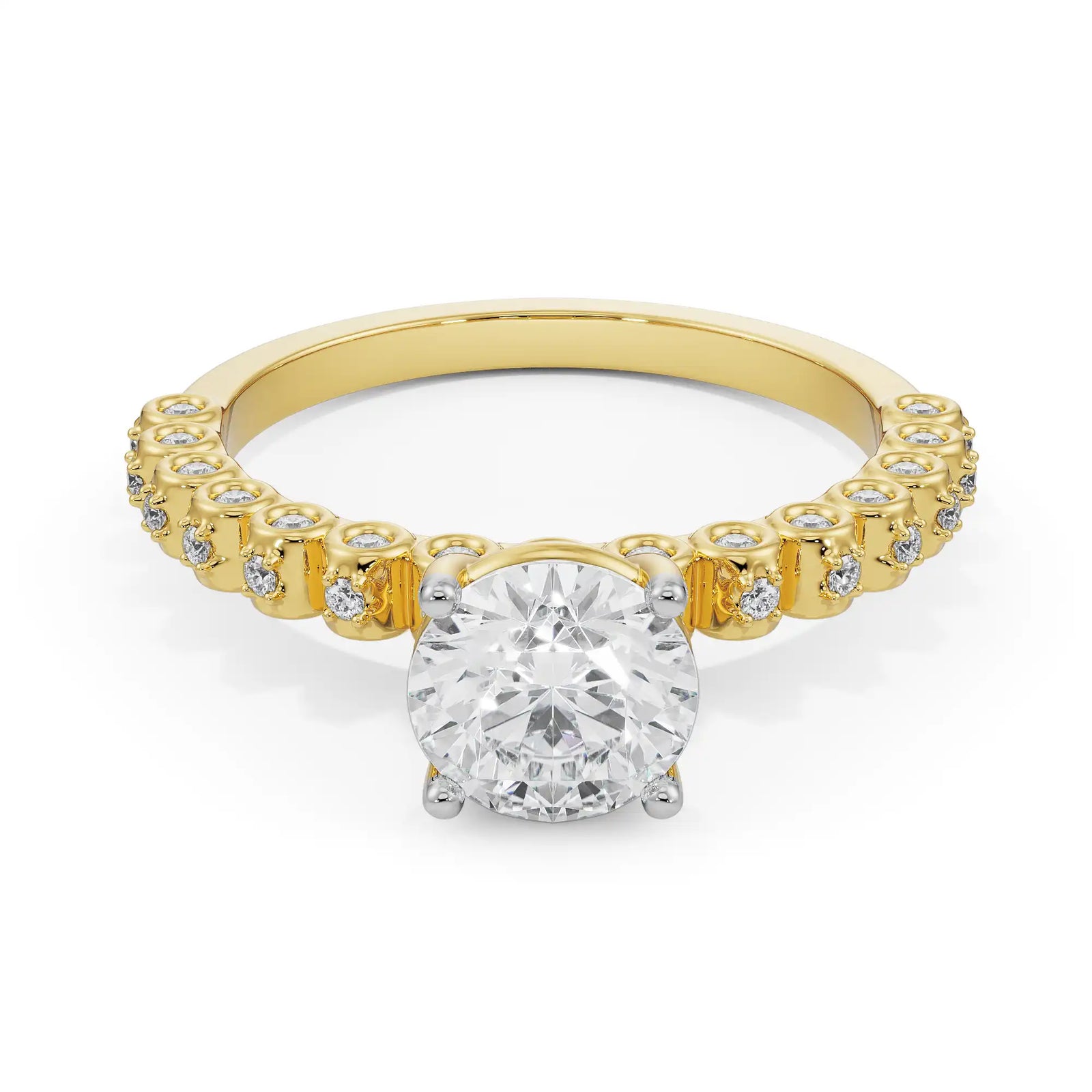 Athena Diamond Ring Front View