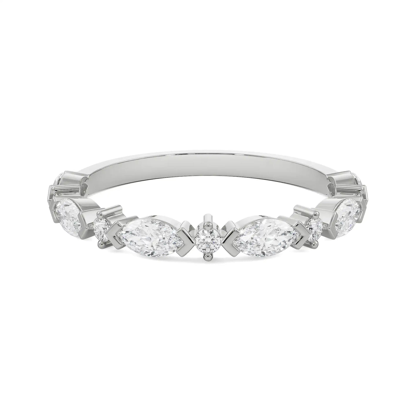 Majestic Marquise Lab Grown Diamond Band