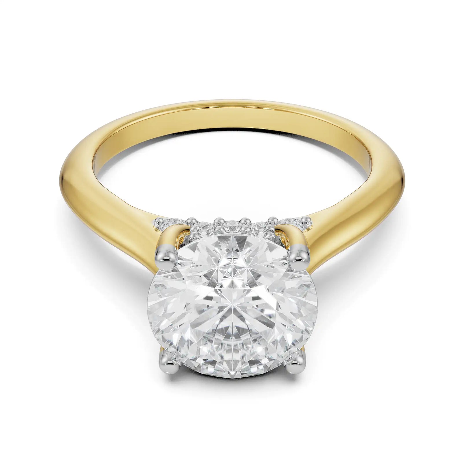 Jane Princess Cut Diamond Ring Front View