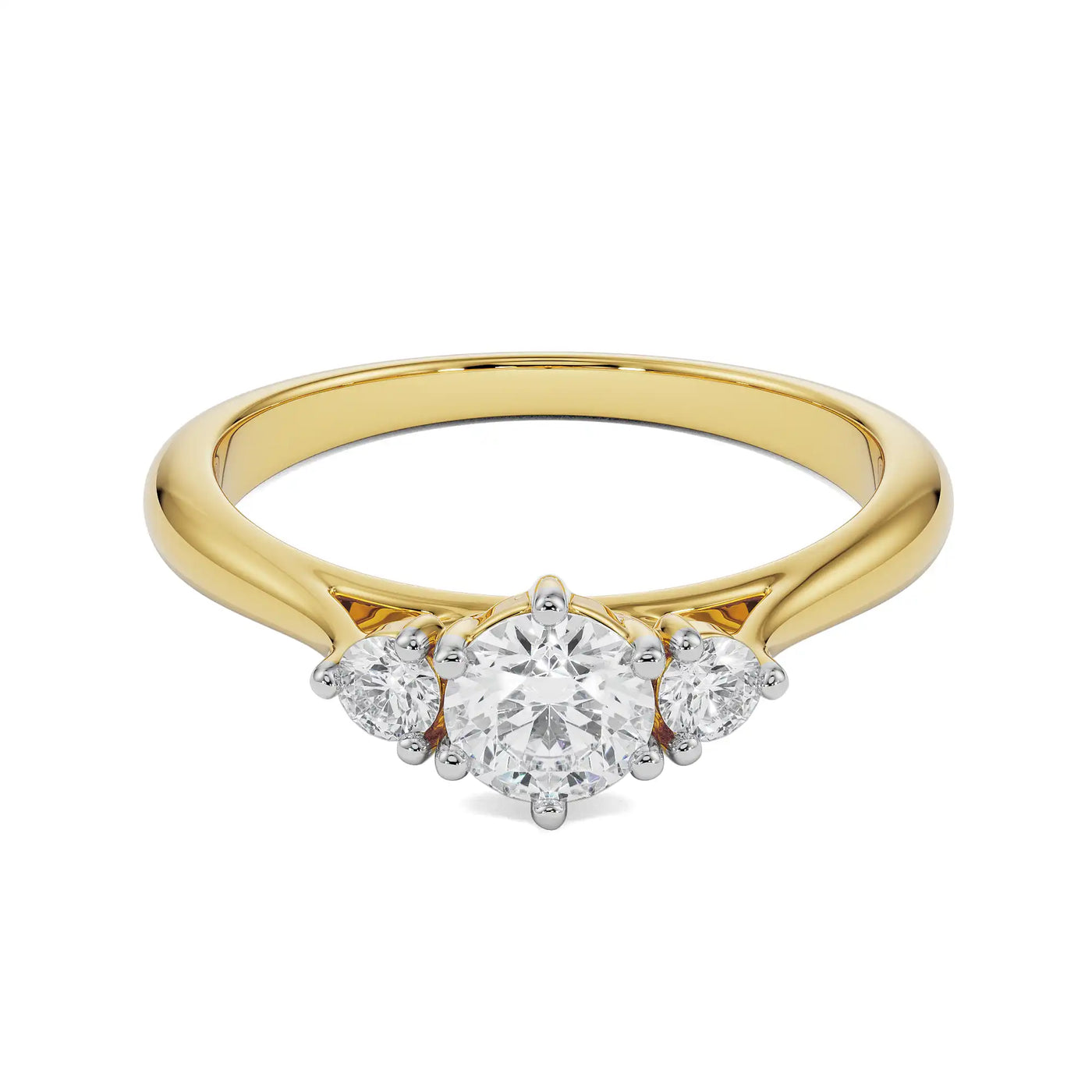 Melissa Tri Lab Diamond Engagement Ring 9KT