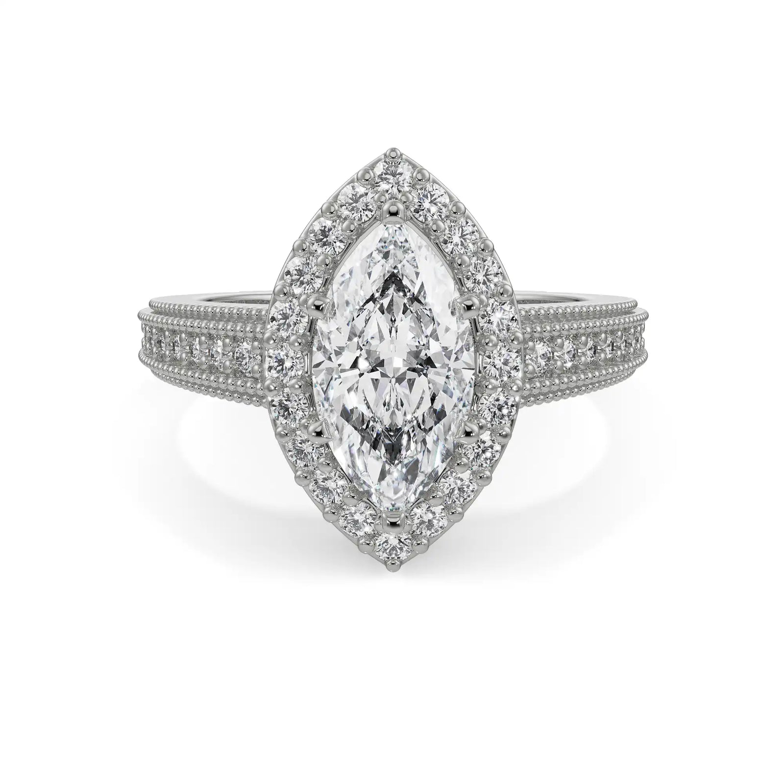 Majestic Marquise Lab Diamond Engagement Ring_in-stock