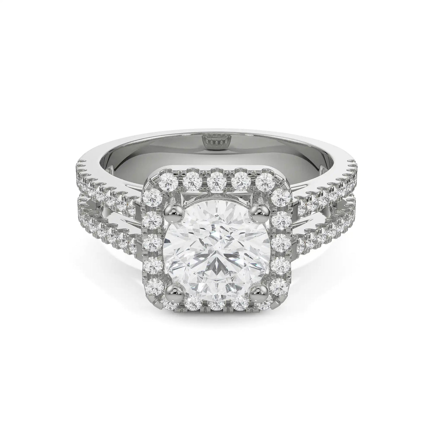 Emma Halo Round Lab Grown Diamond Ring