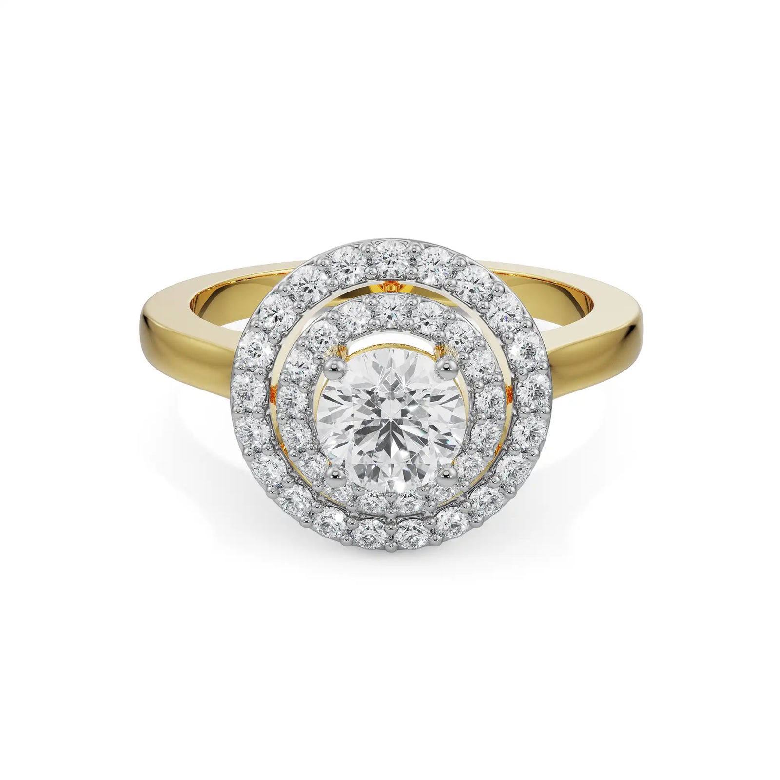 Jessie Round Diamond Ring Front view