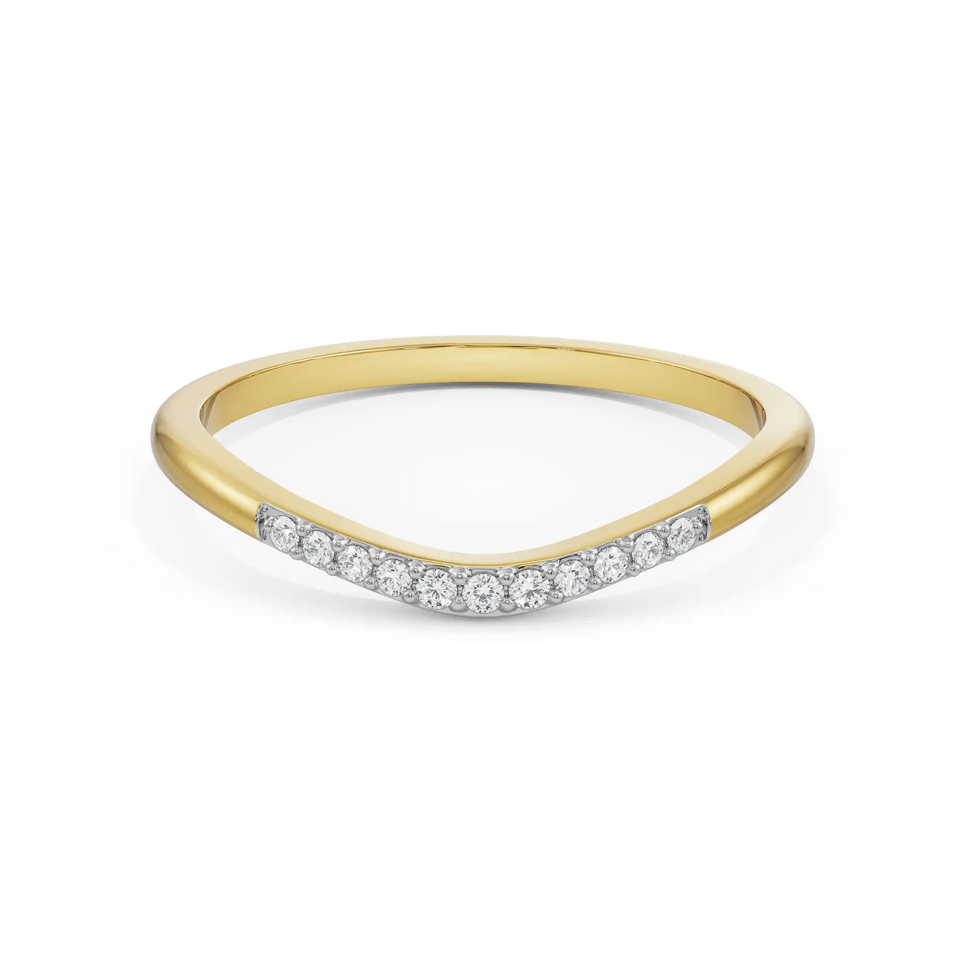 Wavy Katy Diamond Band 9KT