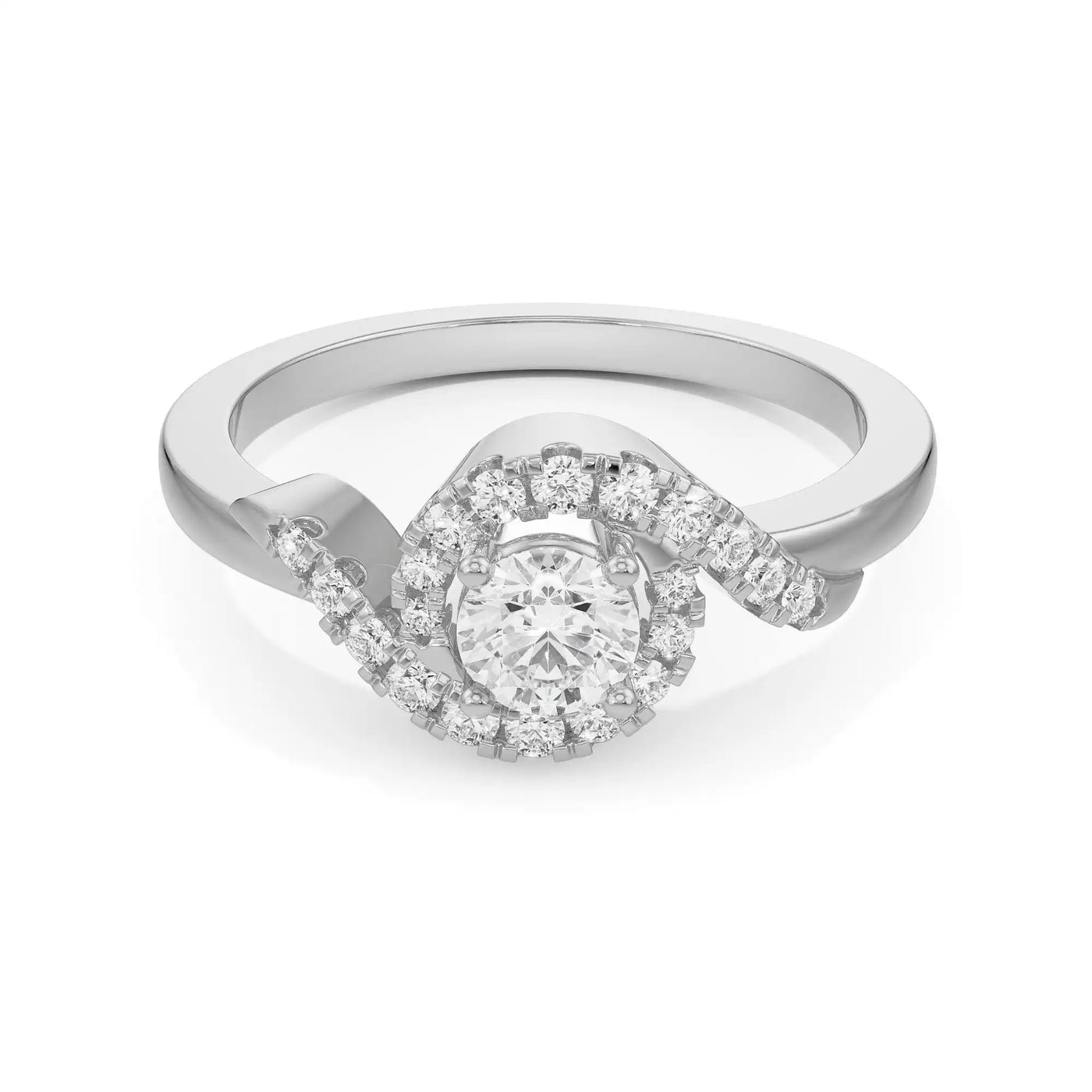 Geneva Twisted Lab Grown Diamond Ring