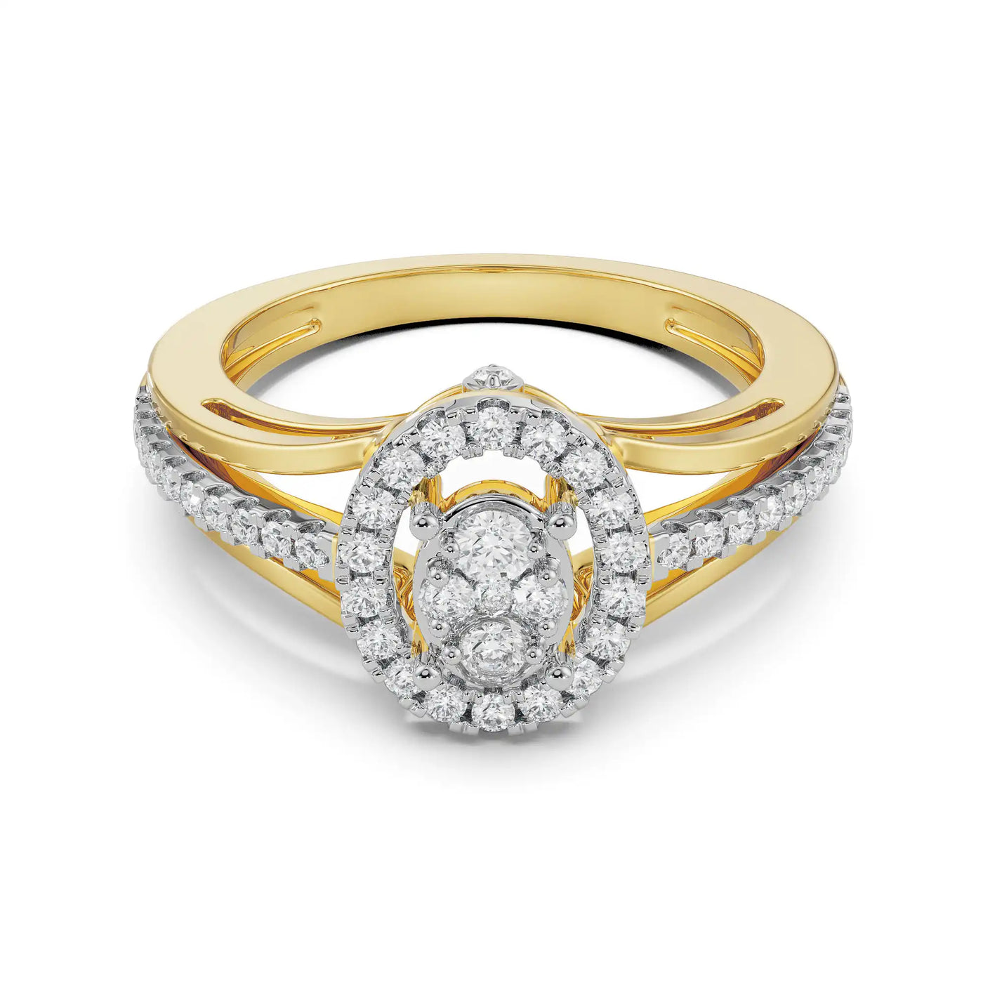 Alina Cluster Lab Grown Diamond Glimmery Ring