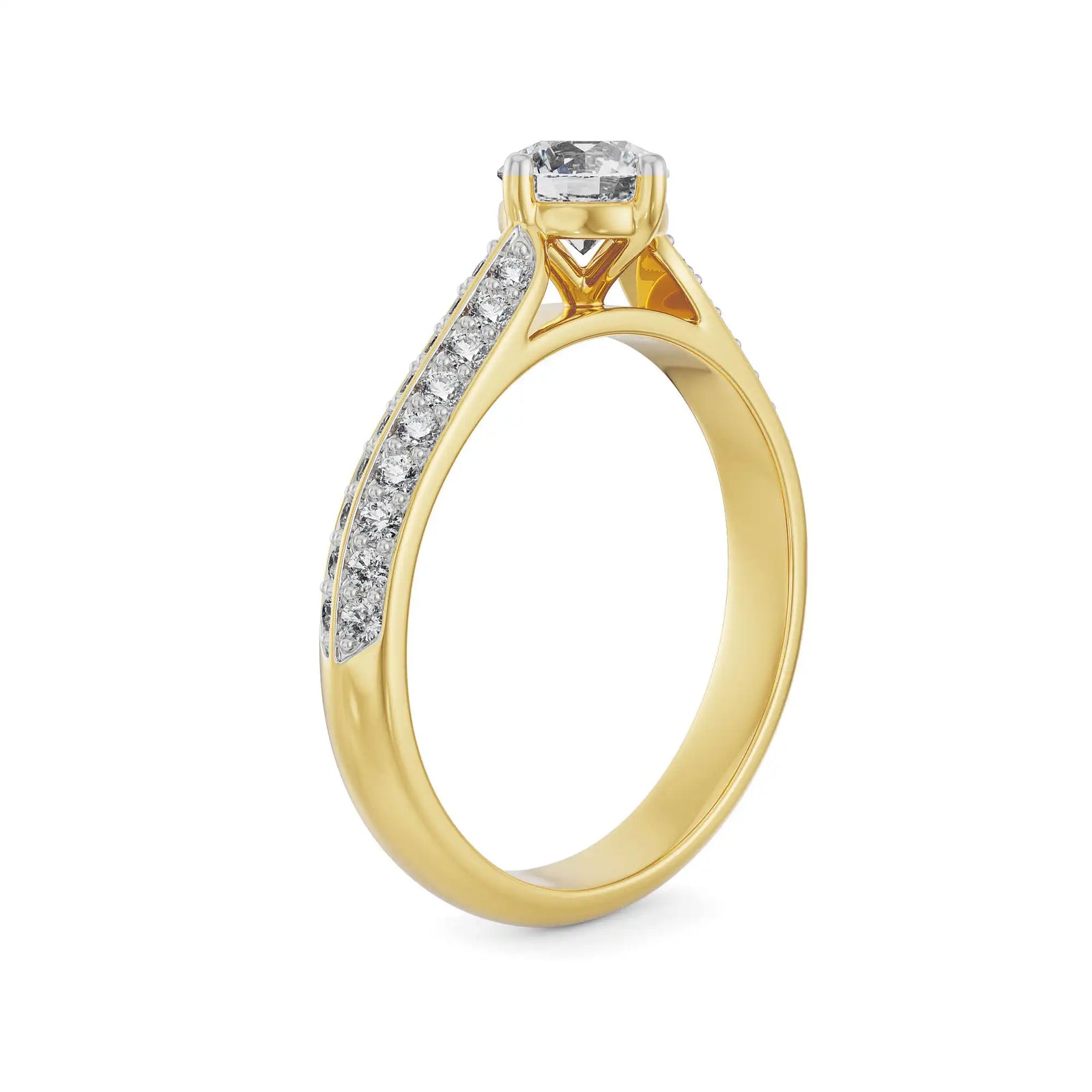 Milani Timeless Lab Diamond Solitaire Ring_in-stock