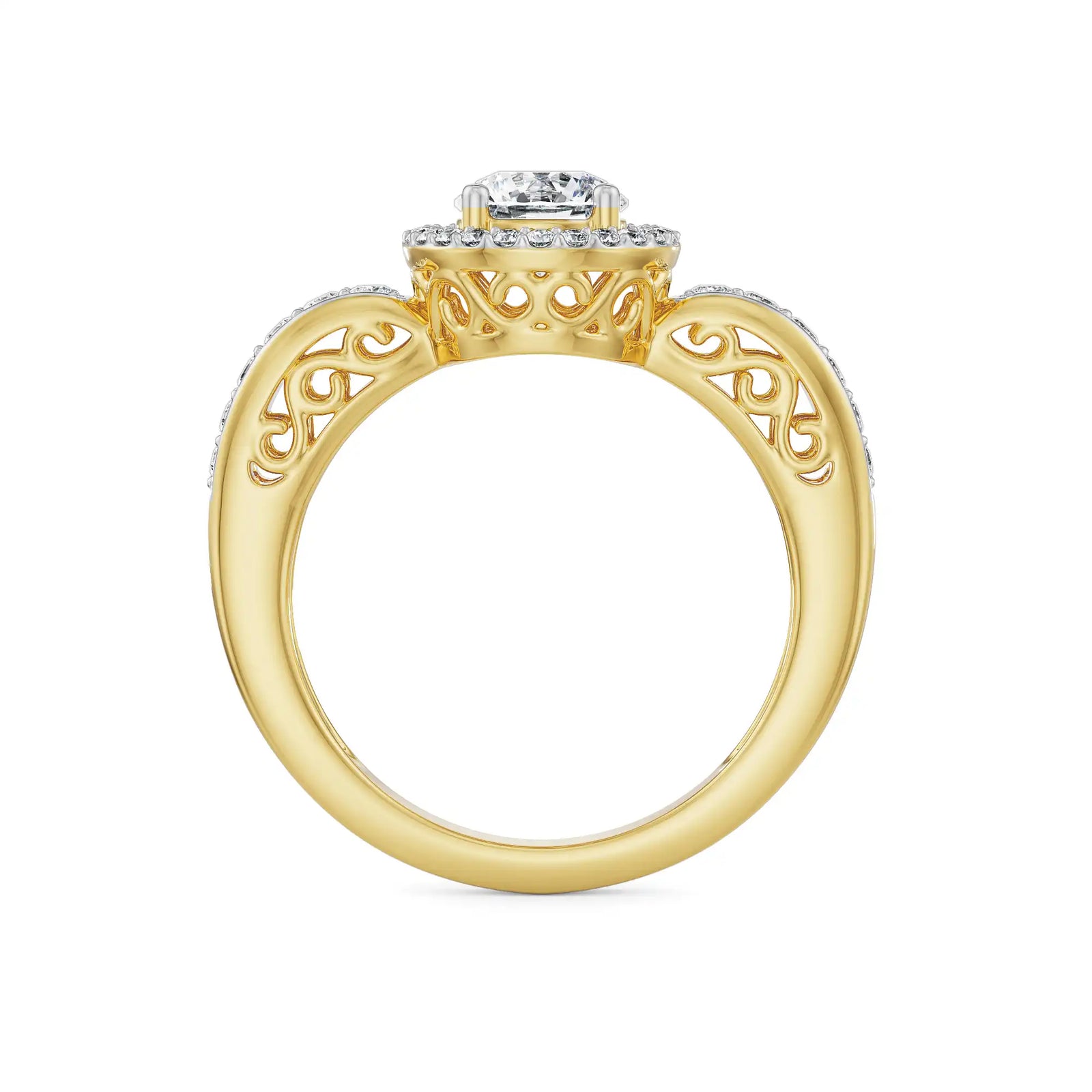 Chestie Royal Diamond Ring Side View