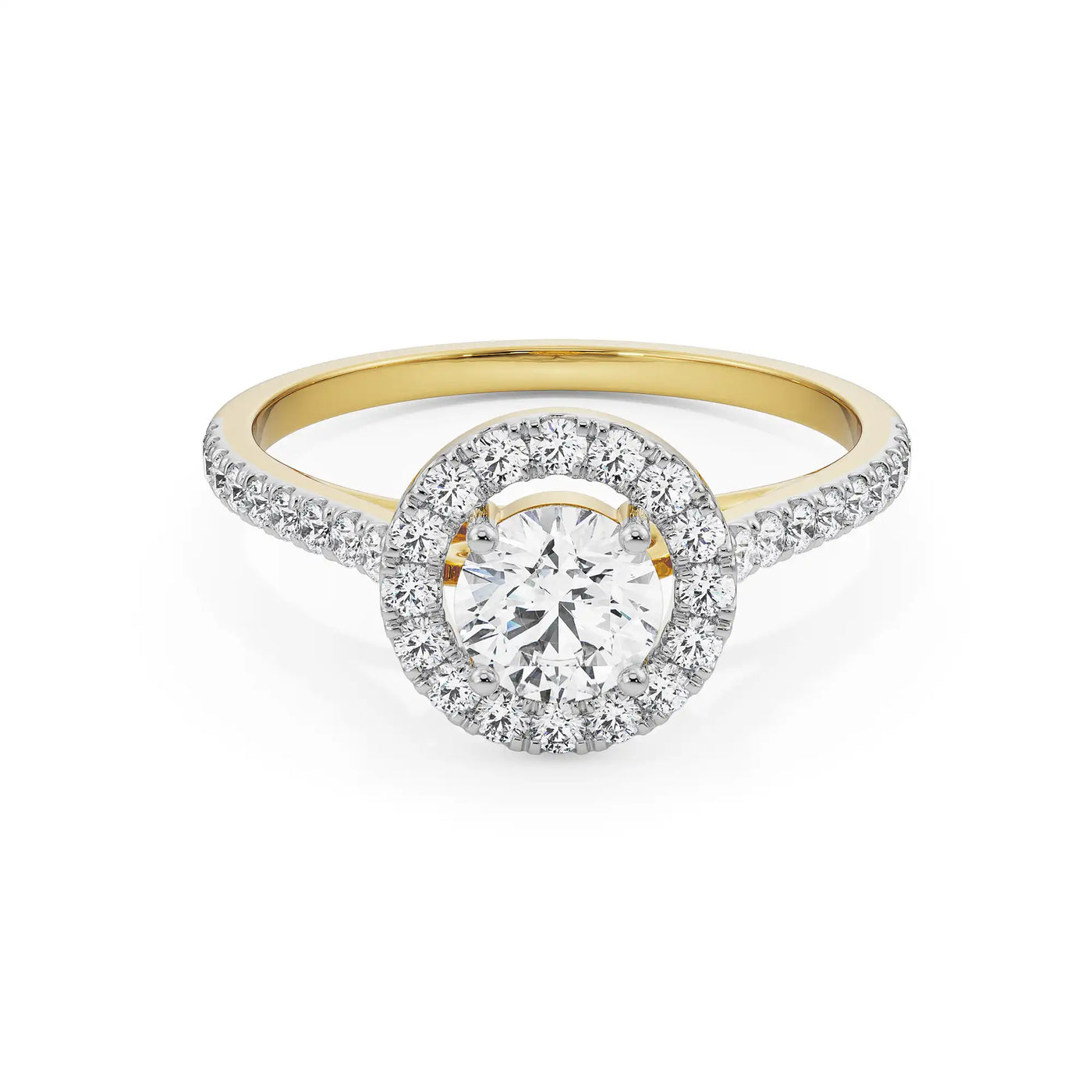 Sleek Valerie Lab Diamond Engagement Ring