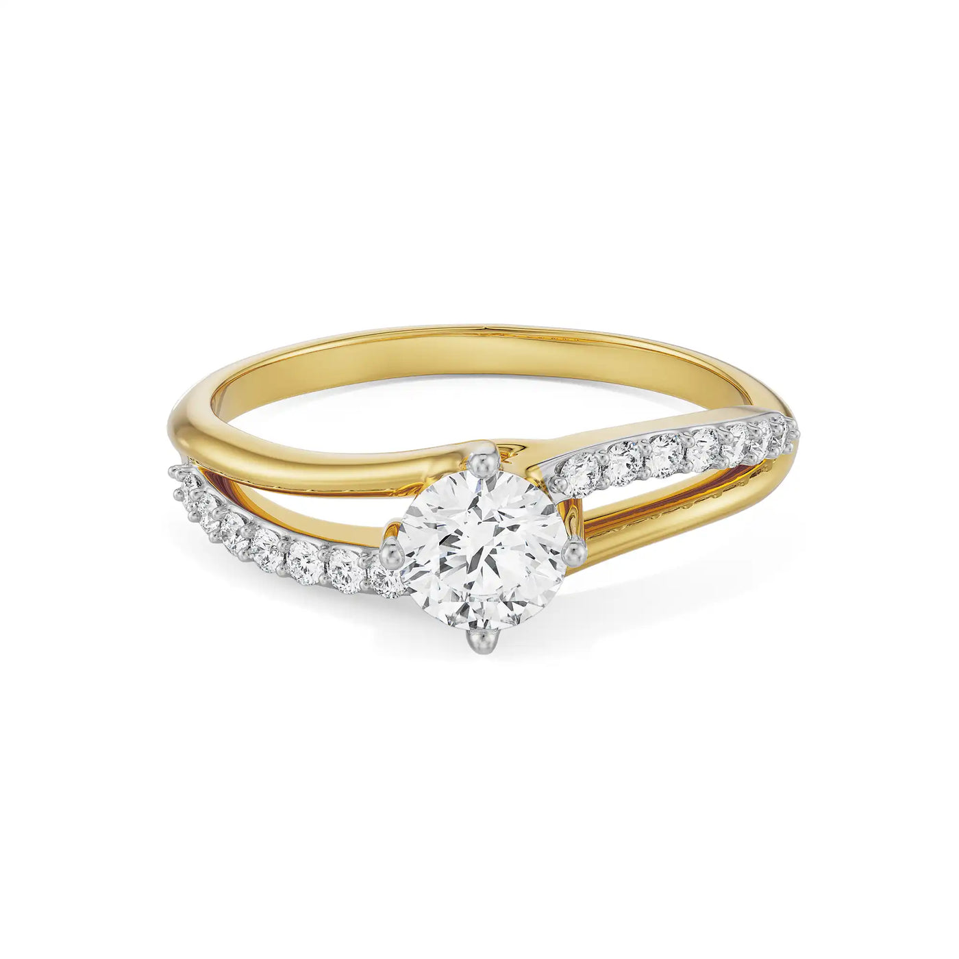 Pristine Glimmering Lab Grown Diamond Ring