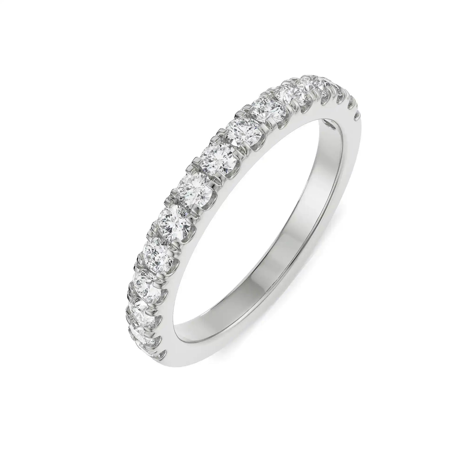 Stackable Diamond Band Top View