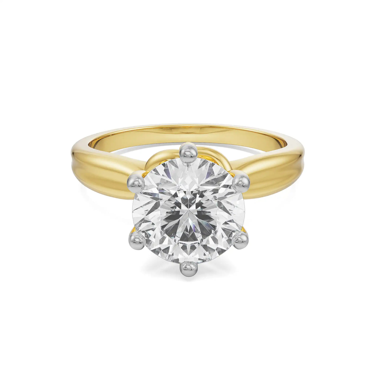 1 CT Knot Solitaire Diamond Ring_in_stock