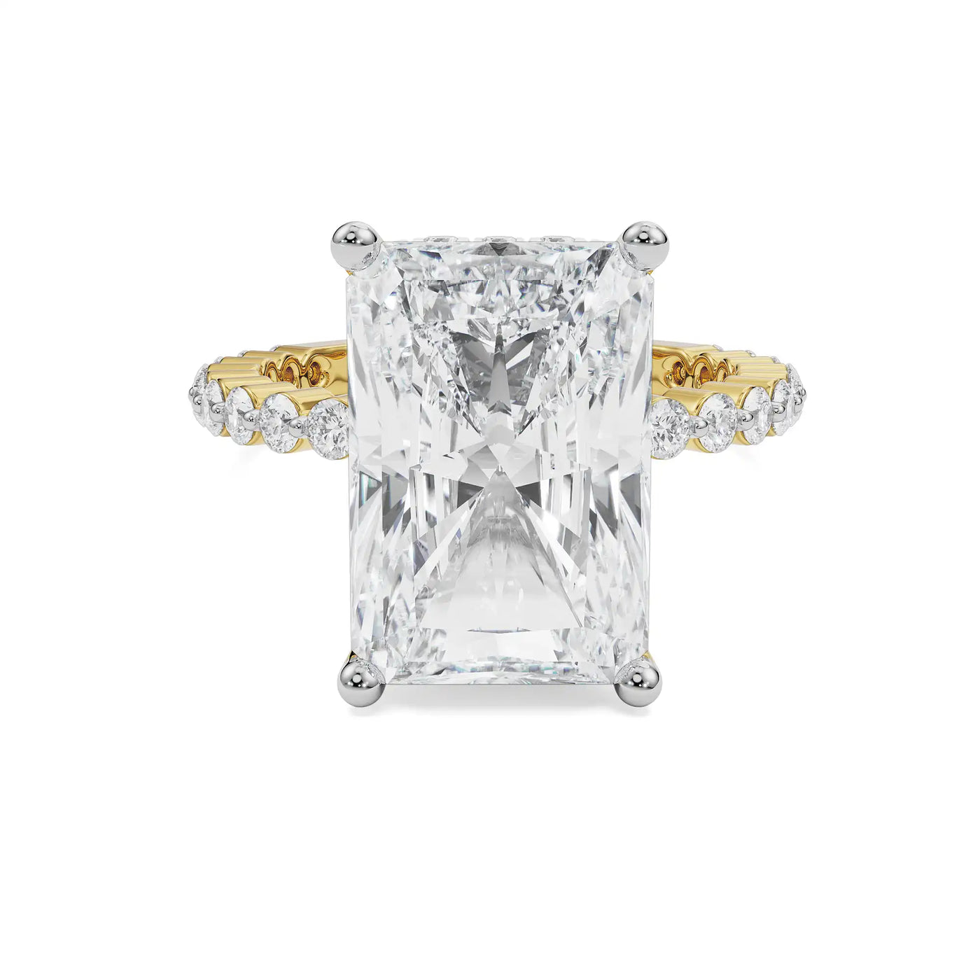 3.5 CT Radiant Cut Diamond Ring